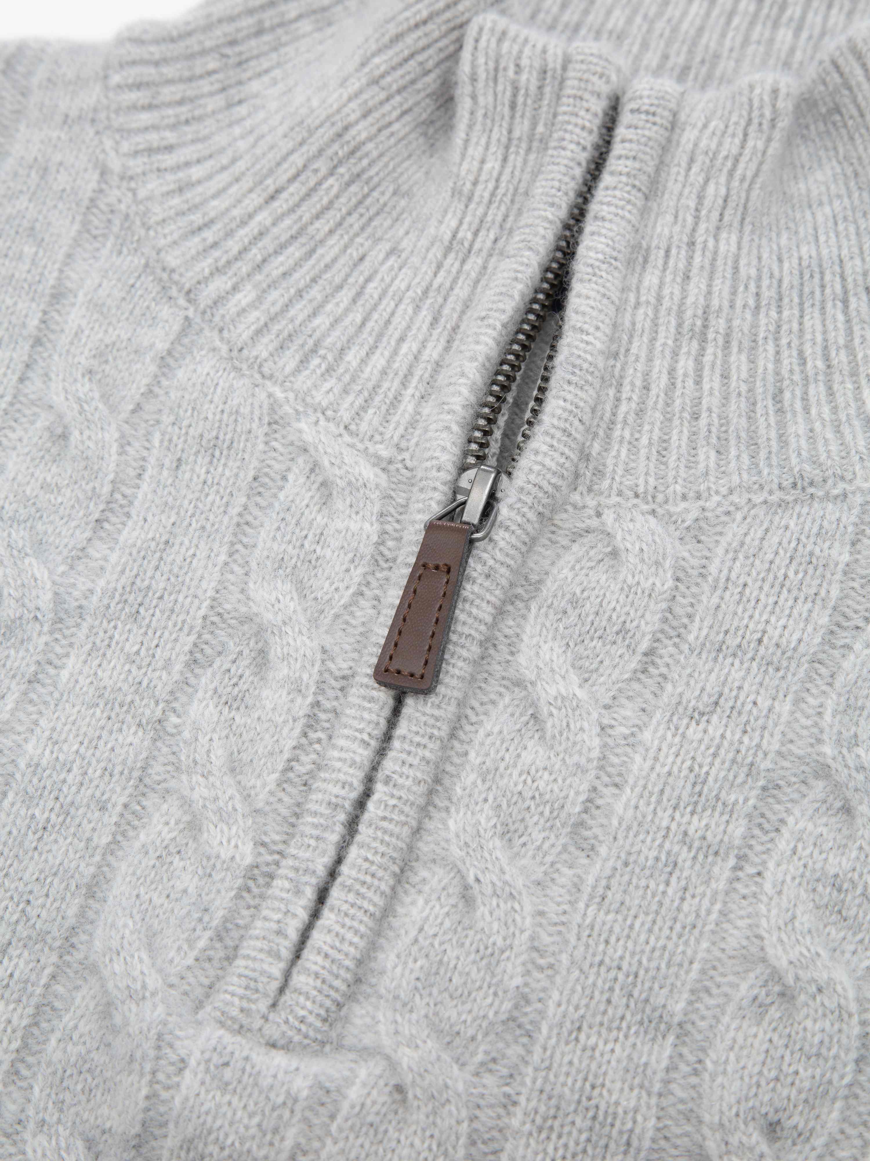 Numedalsvågen Kashmir genser  Grey Melange