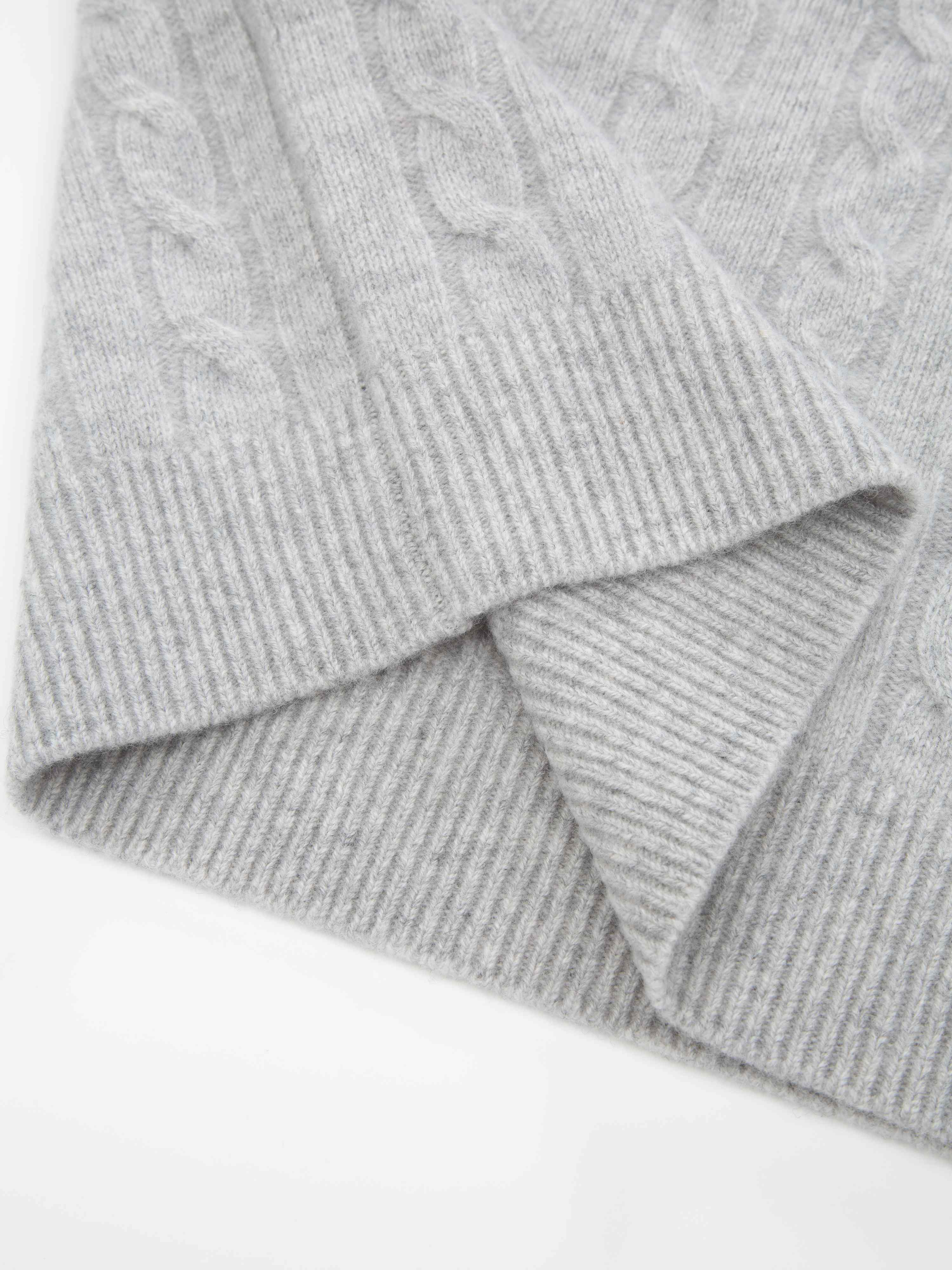 Numedalsvågen Kashmir genser  Grey Melange