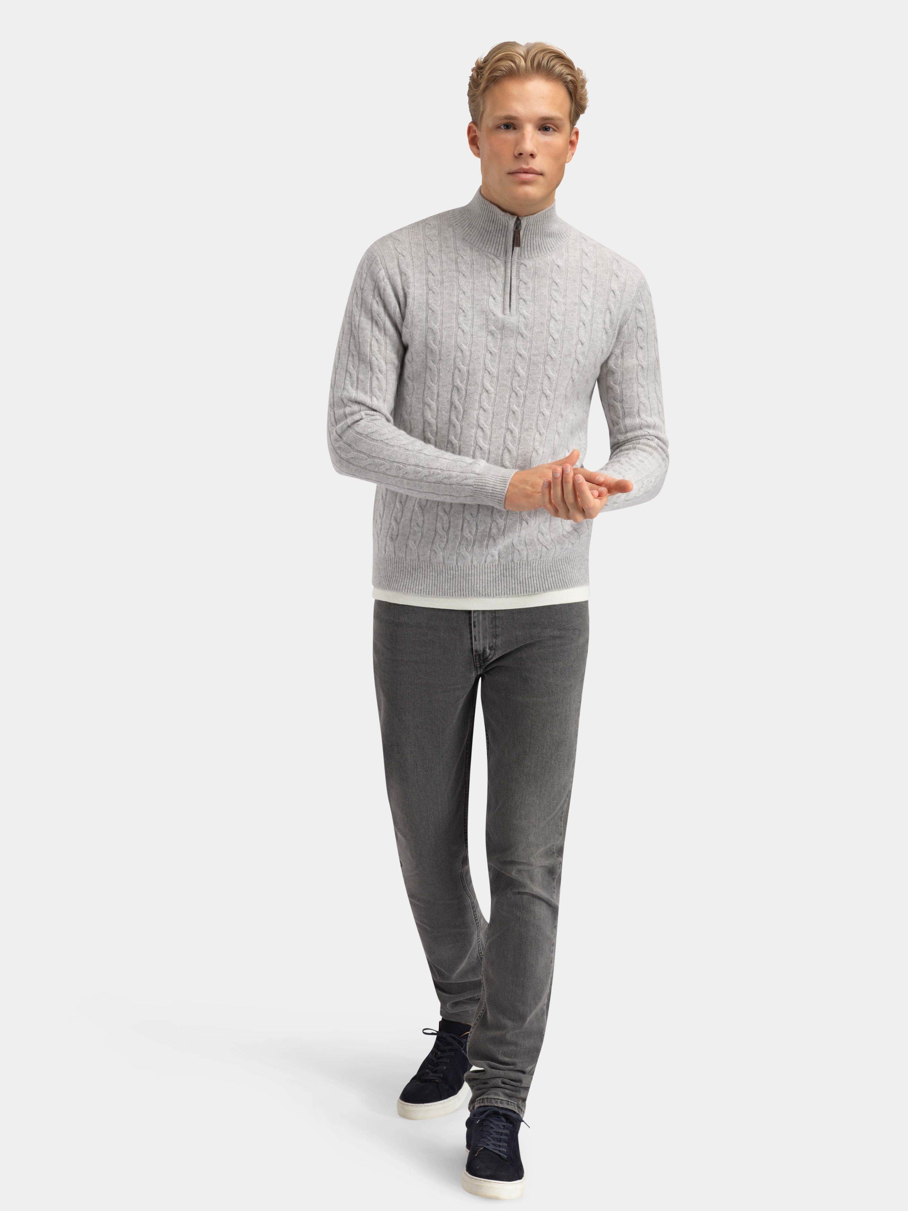 Numedalsvågen Kashmir genser  Grey Melange