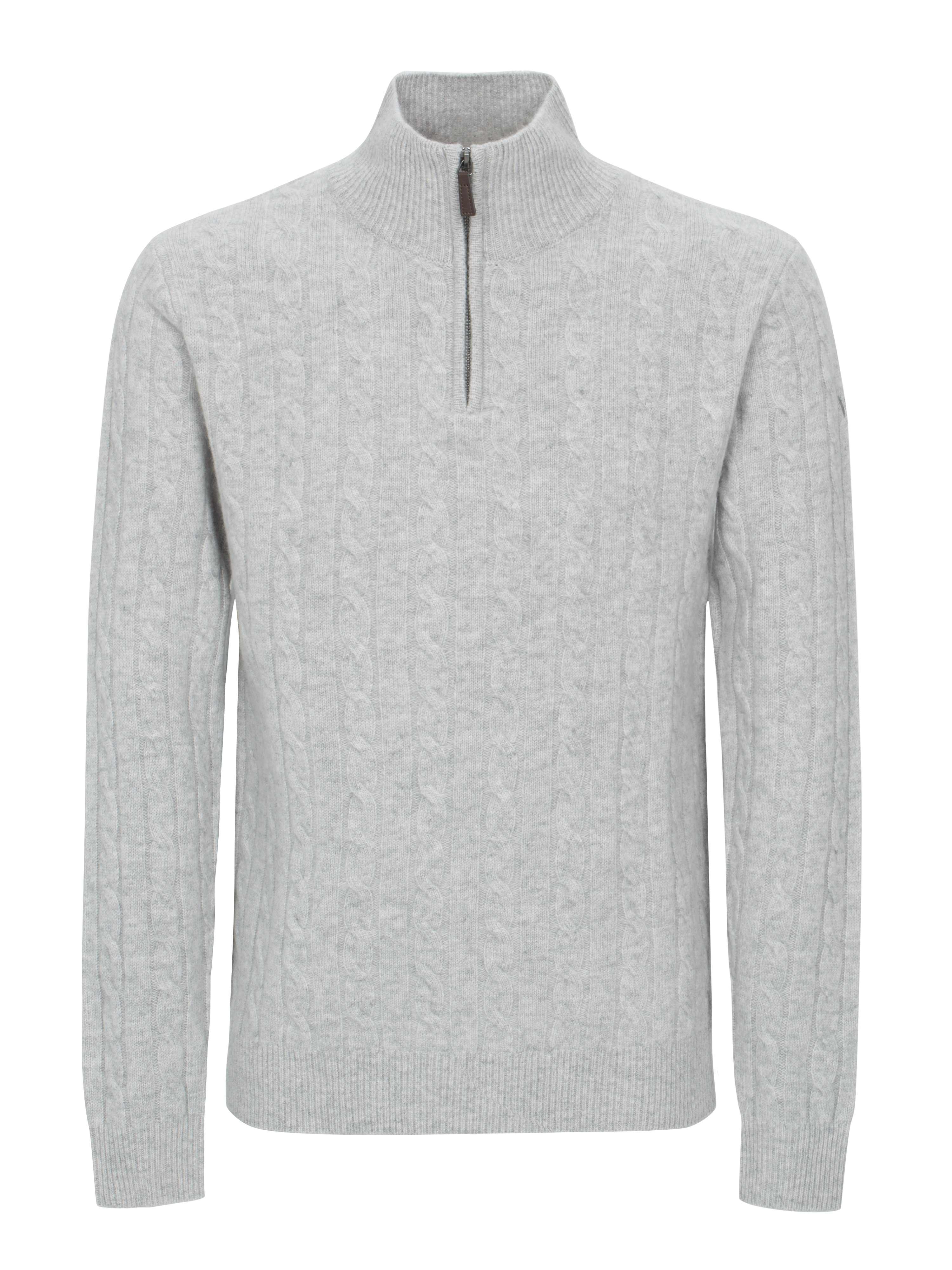 Numedalsvågen Kashmir genser  Grey Melange