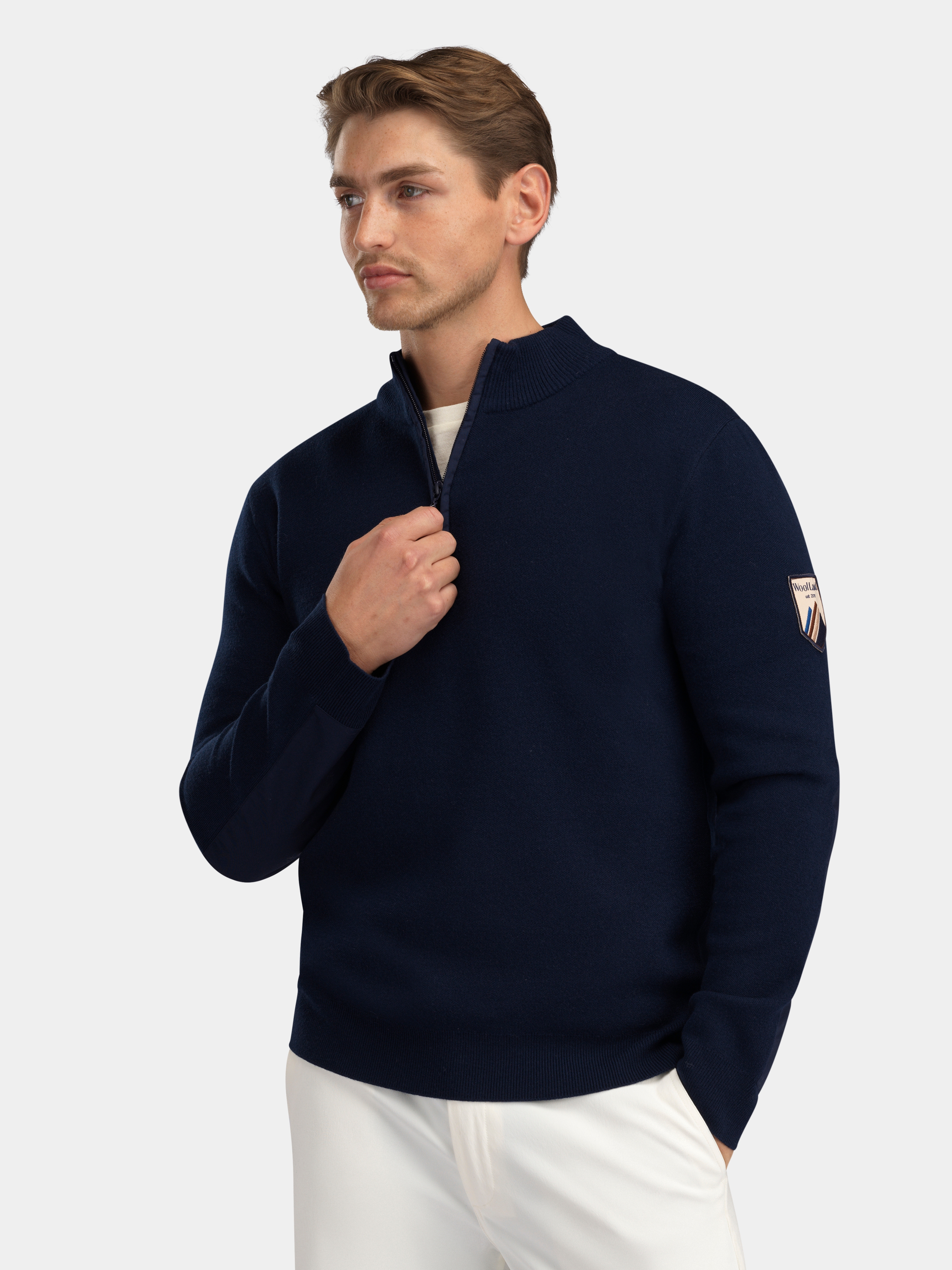Tydal Half-Zip Ullgenser Dark Blue