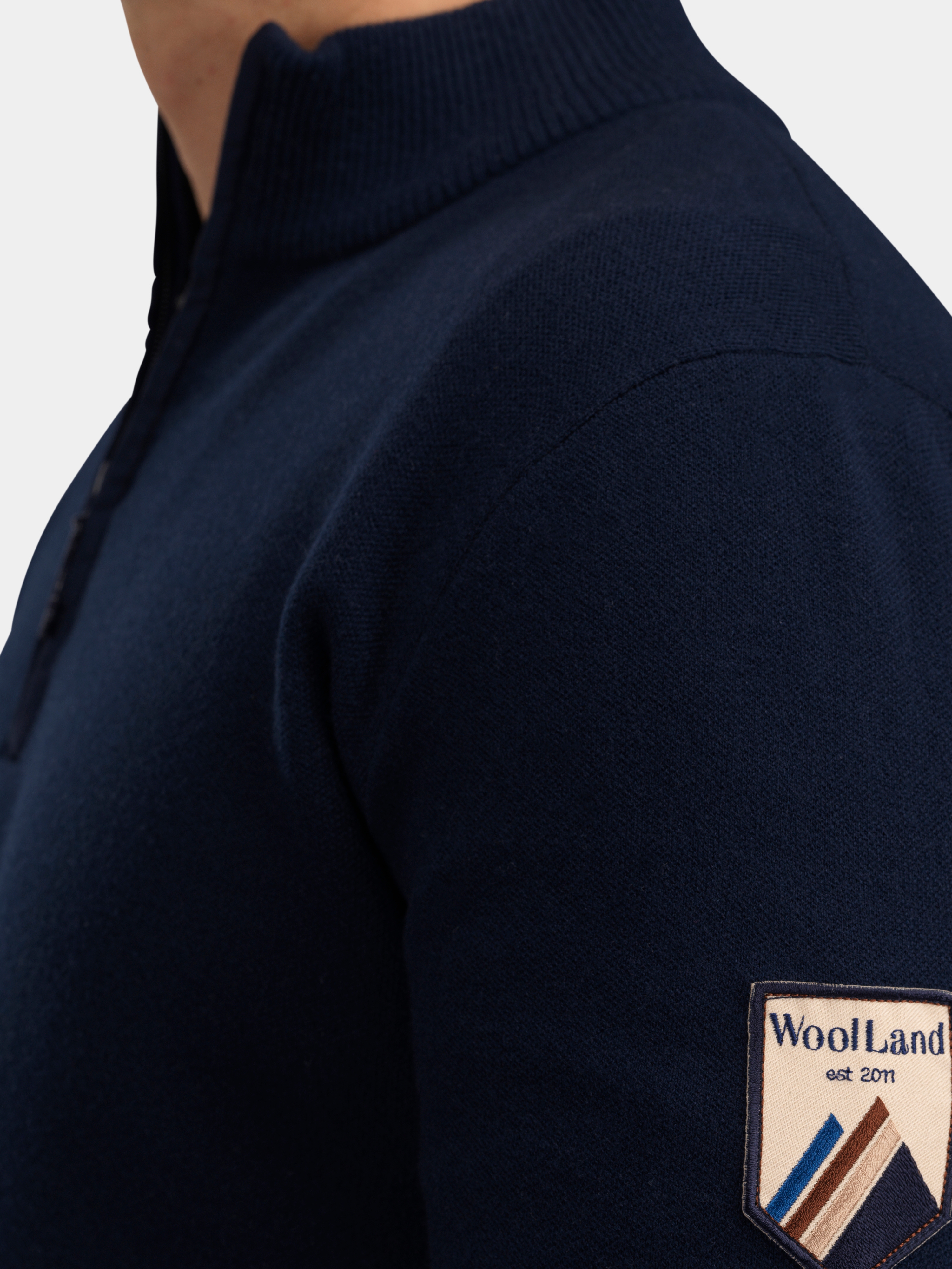 Tydal Half-Zip Ullgenser Dark Blue
