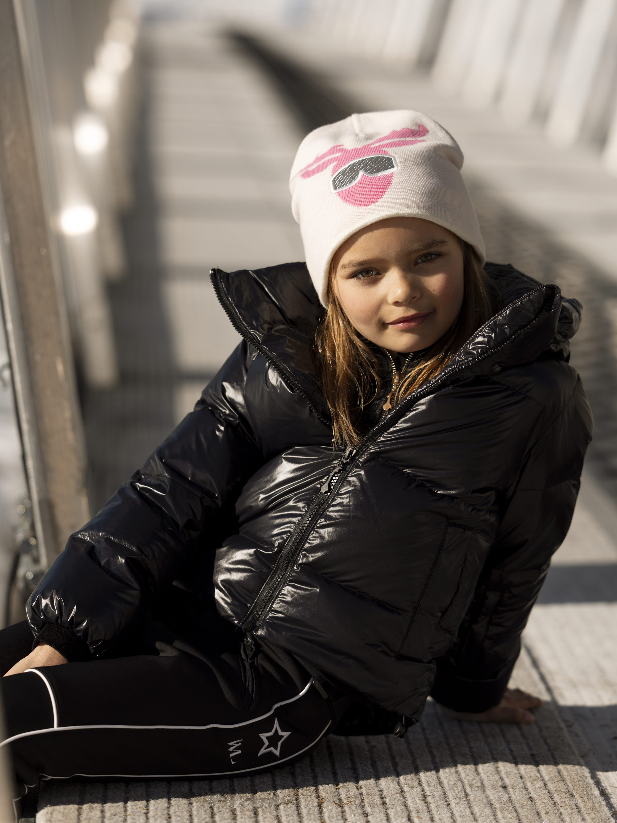 Bærum Ull-lue med refleks Snow White