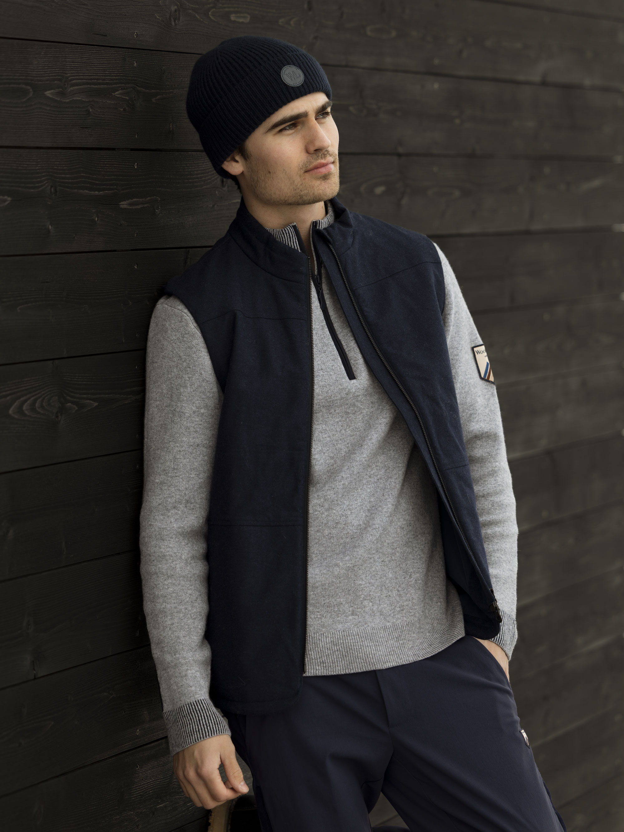 Tydal Half-Zip Ullgenser Grey Melange