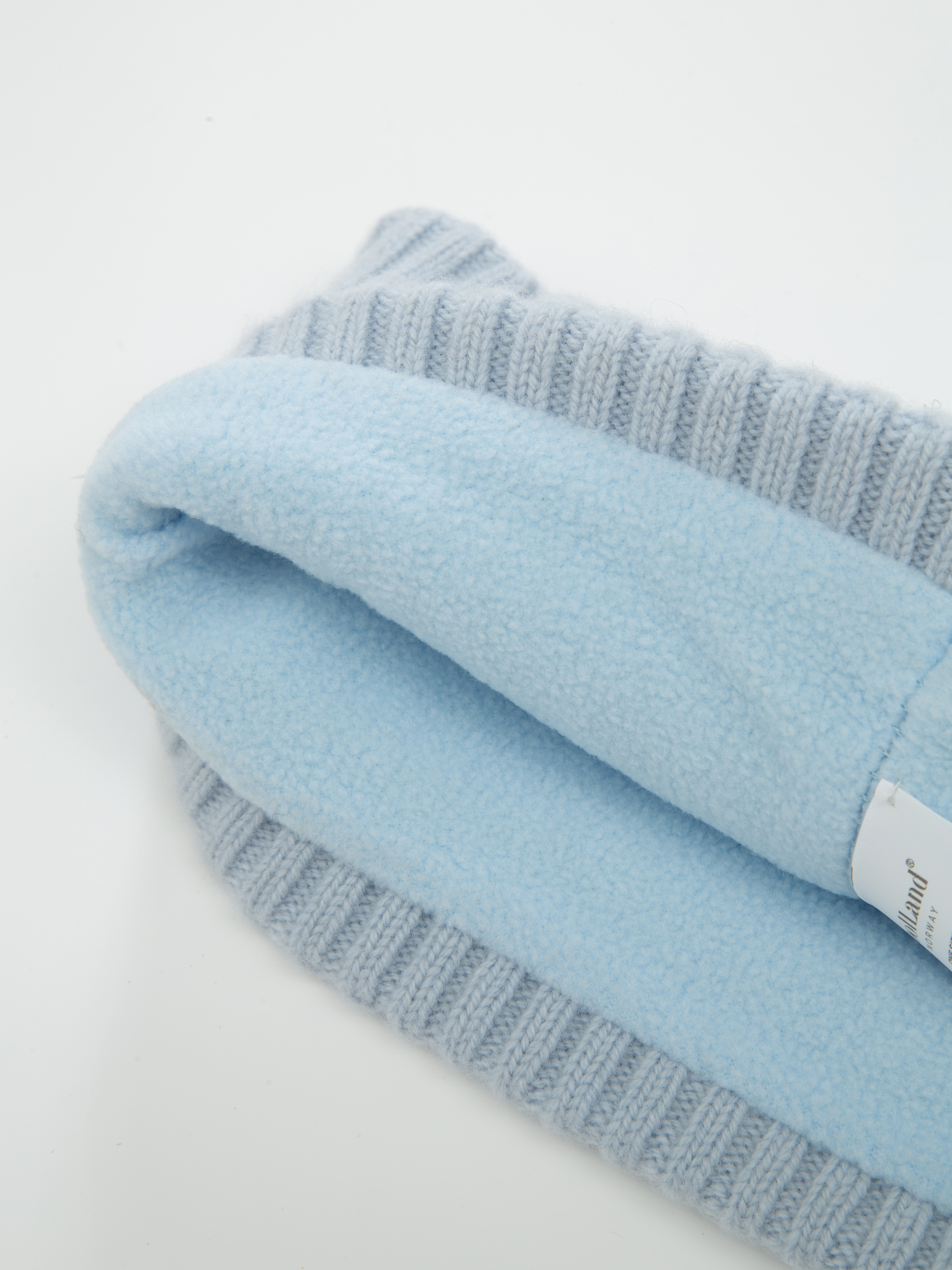 Voss Ribbestrikket Pannebånd Light Sky