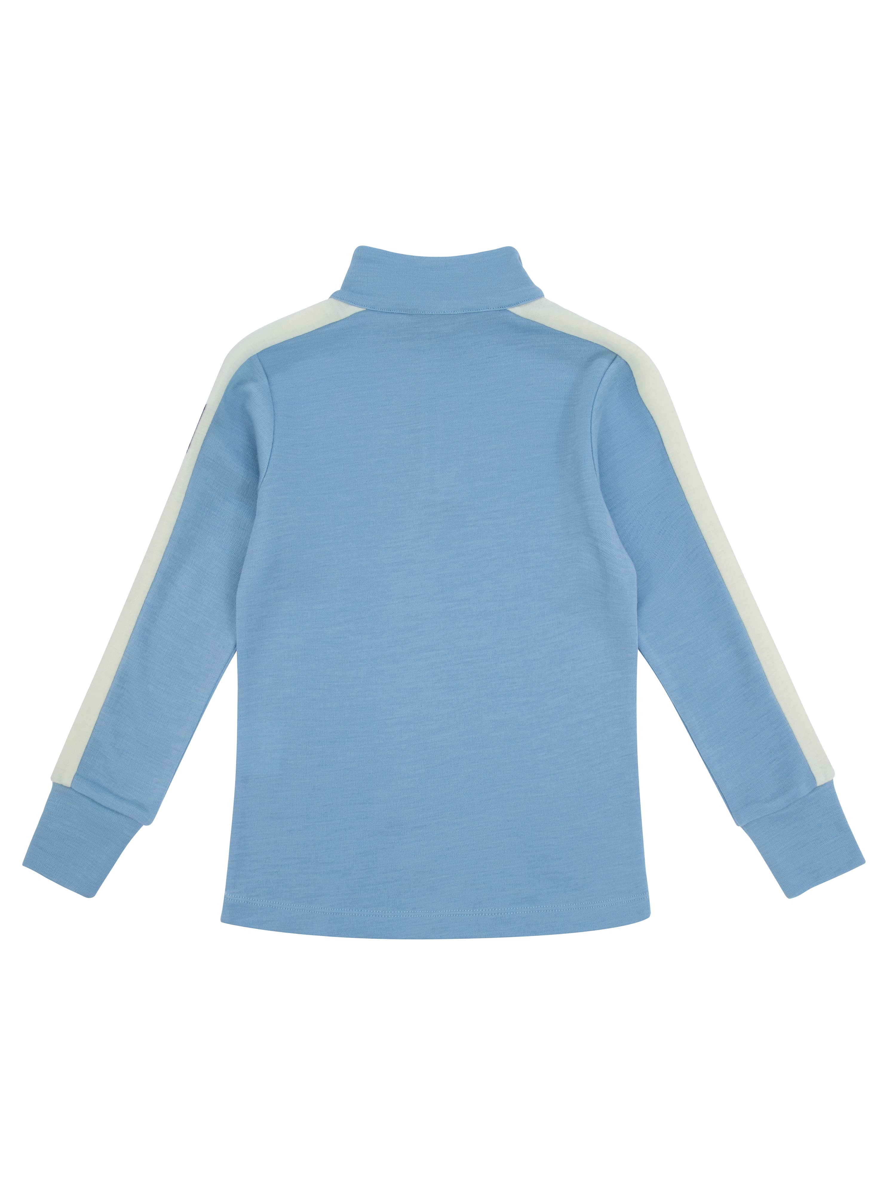 Ål Merino Half-Zip Ulltrøye Light Sky