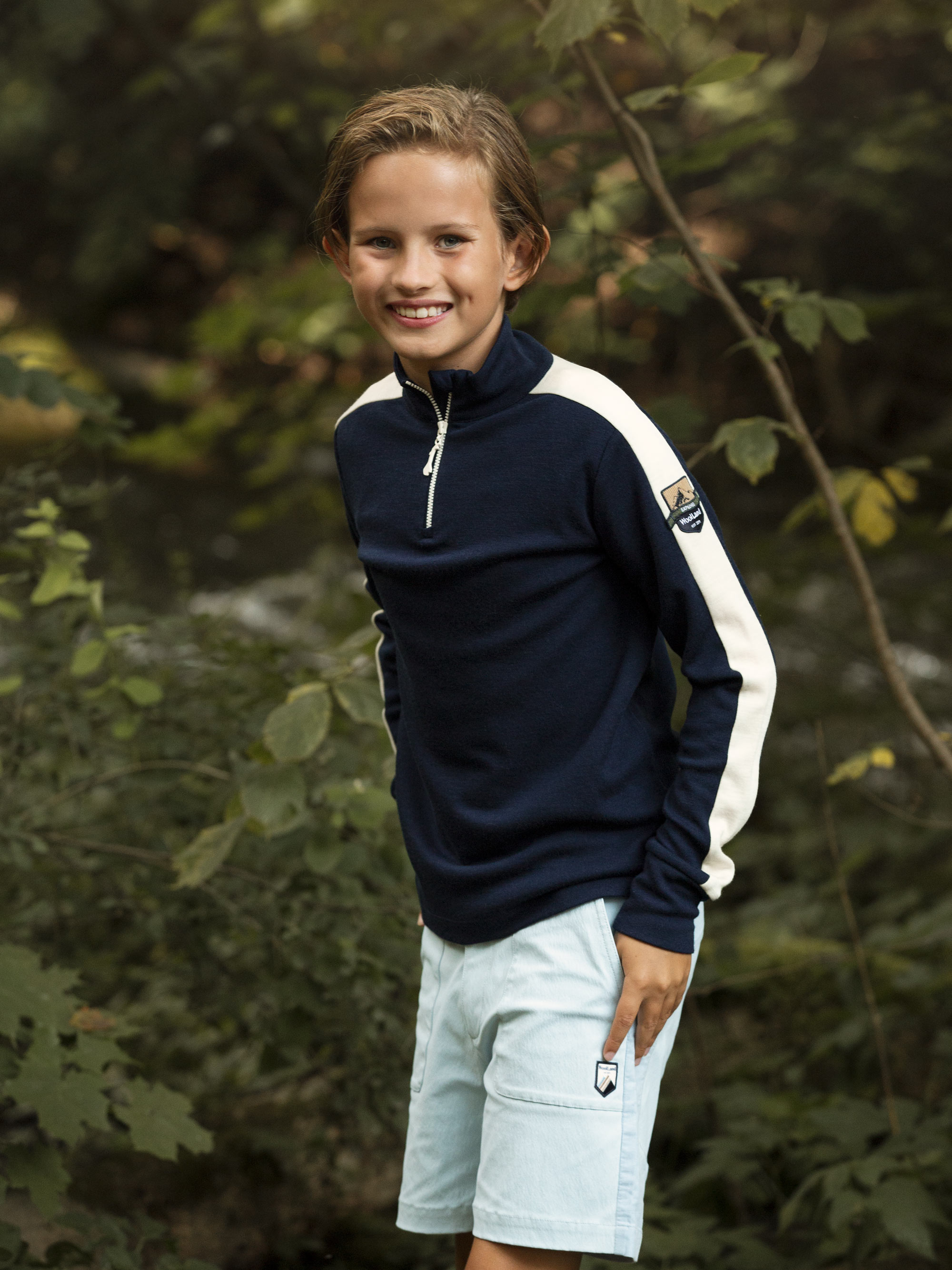 Ål Merino Half-Zip Ulltrøye Blue Ink