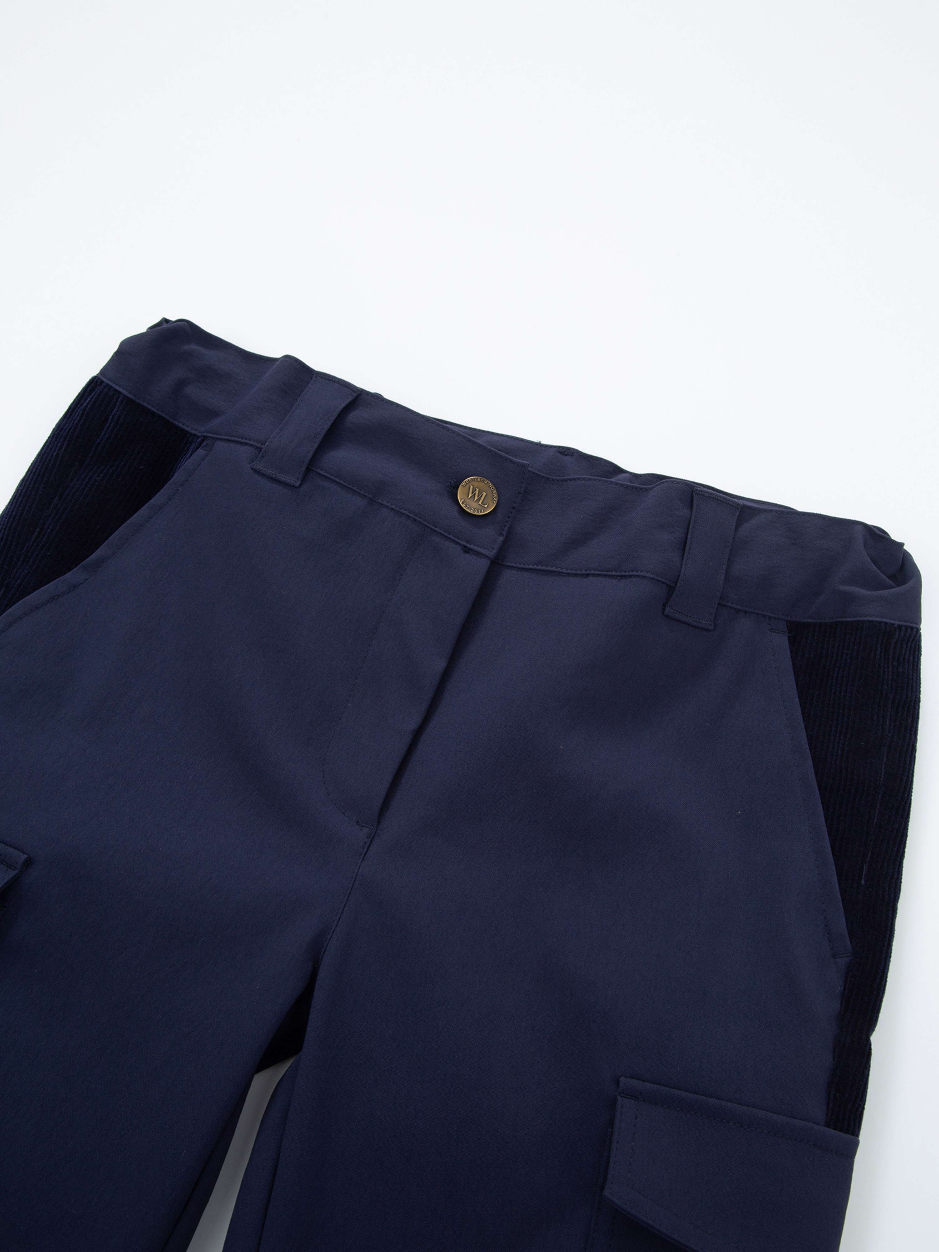 Romsdalshorn Cord Turbukse  Blue Ink