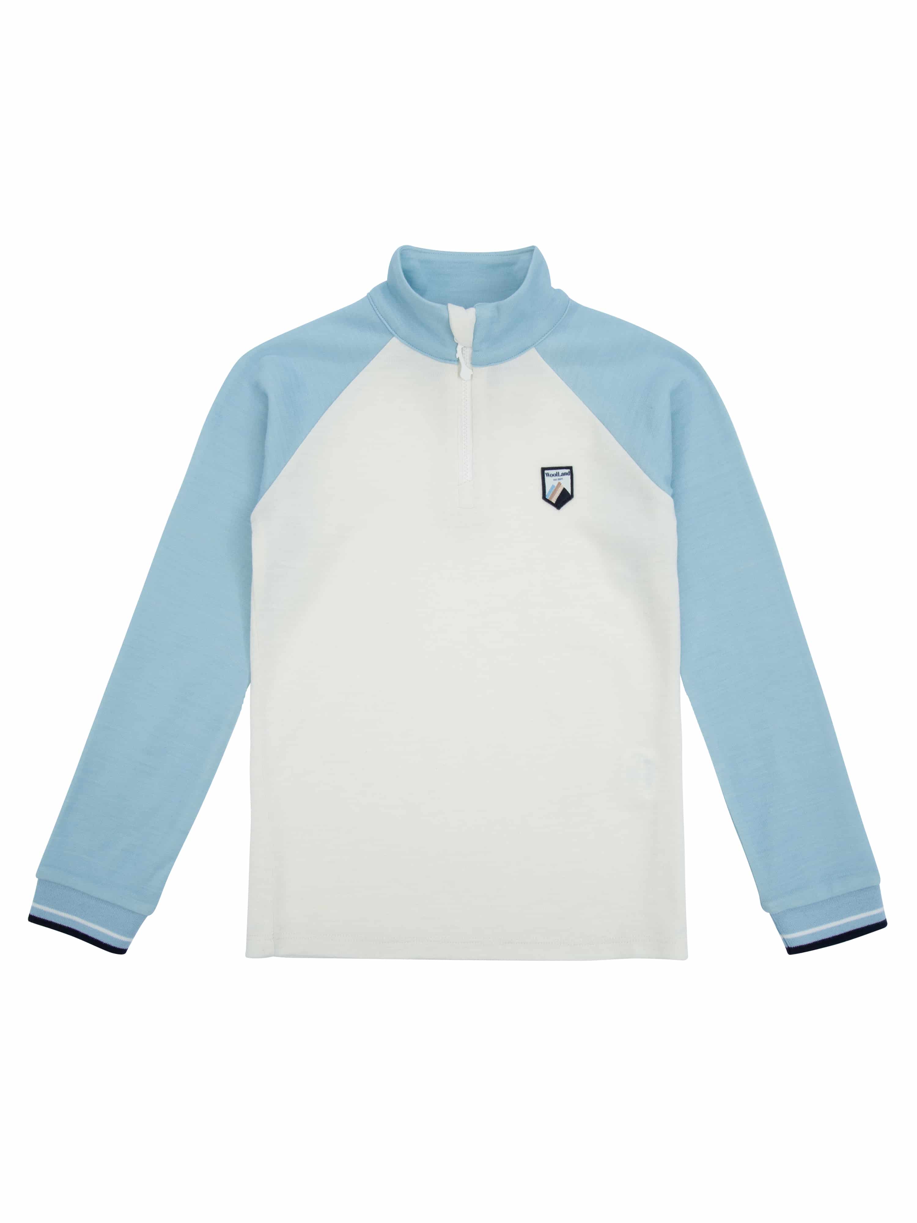 Unstad Half-Zip Ulltrøye Light Sky