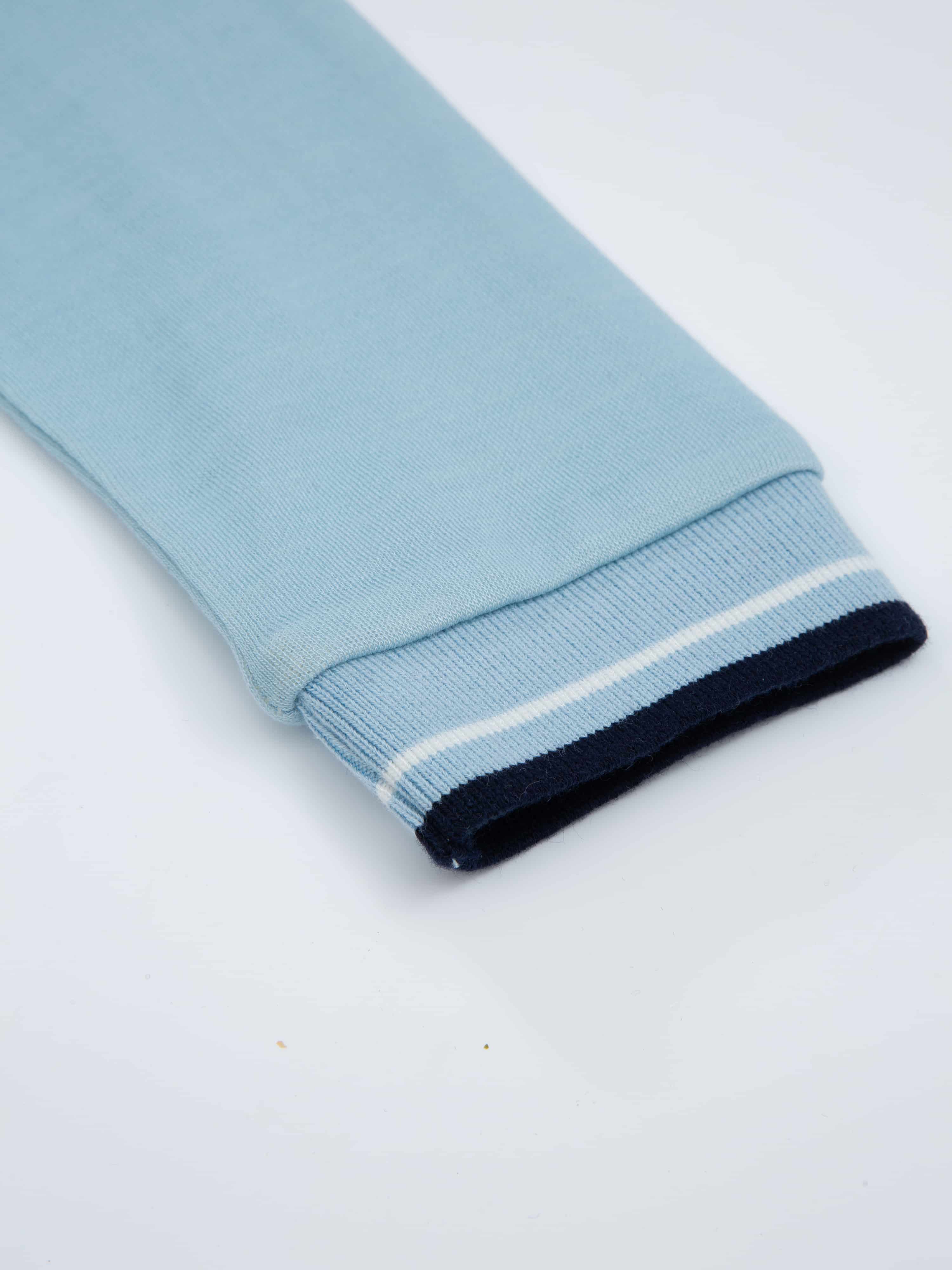 Unstad Half-Zip Ulltrøye Light Sky