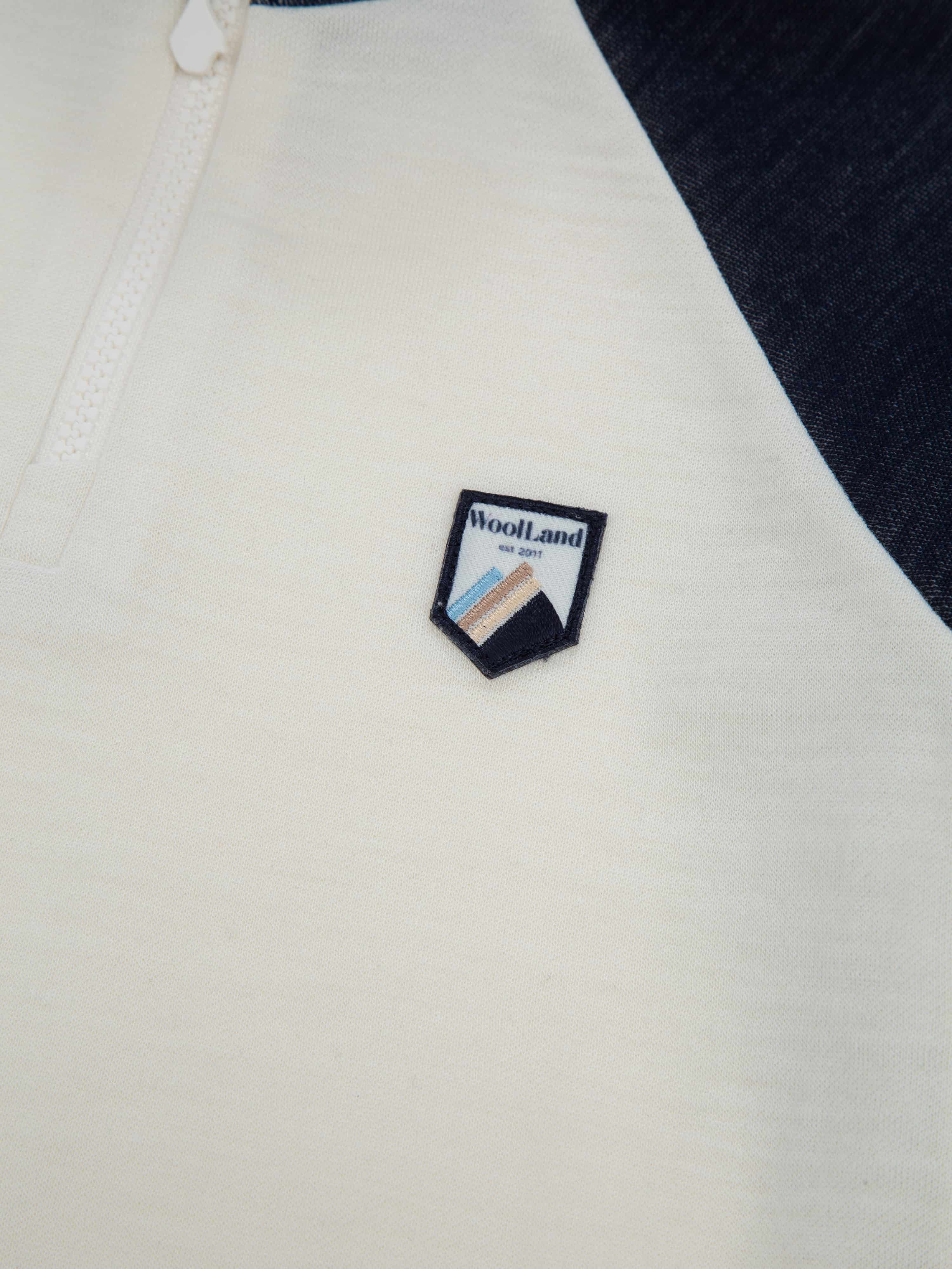 Unstad Half-Zip Ulltrøye Blue Ink