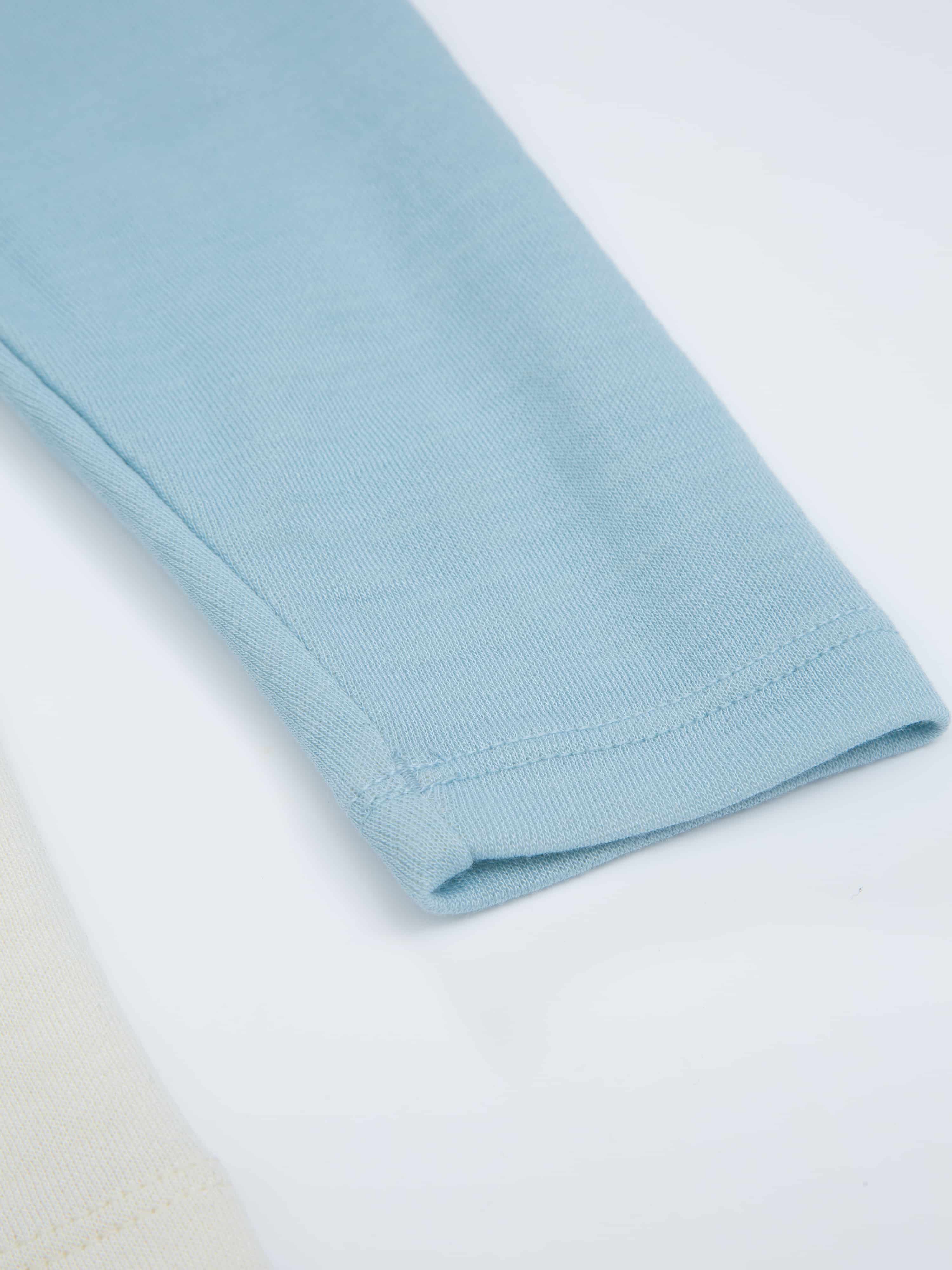 Unstad Half-Zip Ulltrøye Light Sky