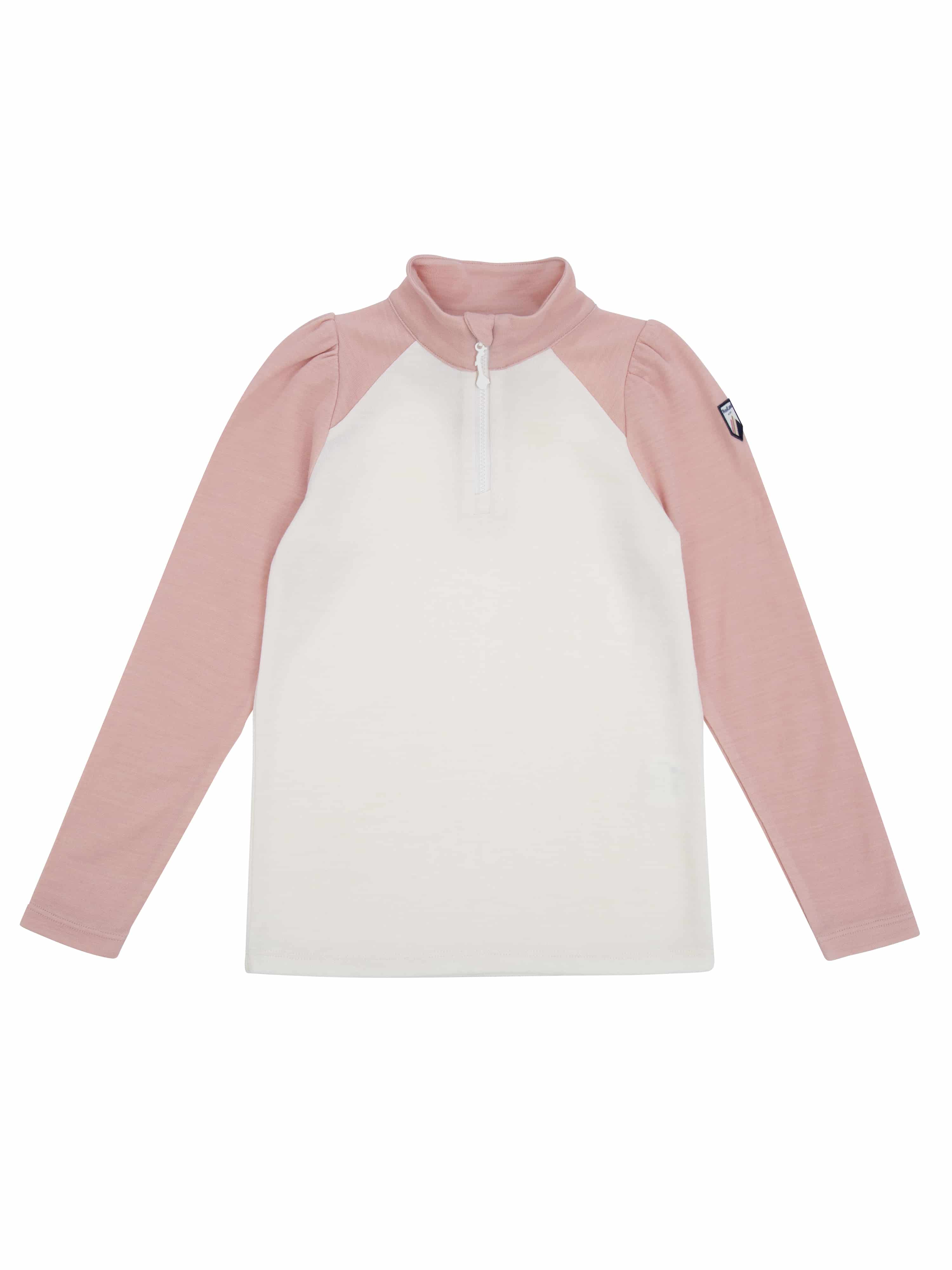 Unstad Half-Zip Ulltrøye Rose Smoke