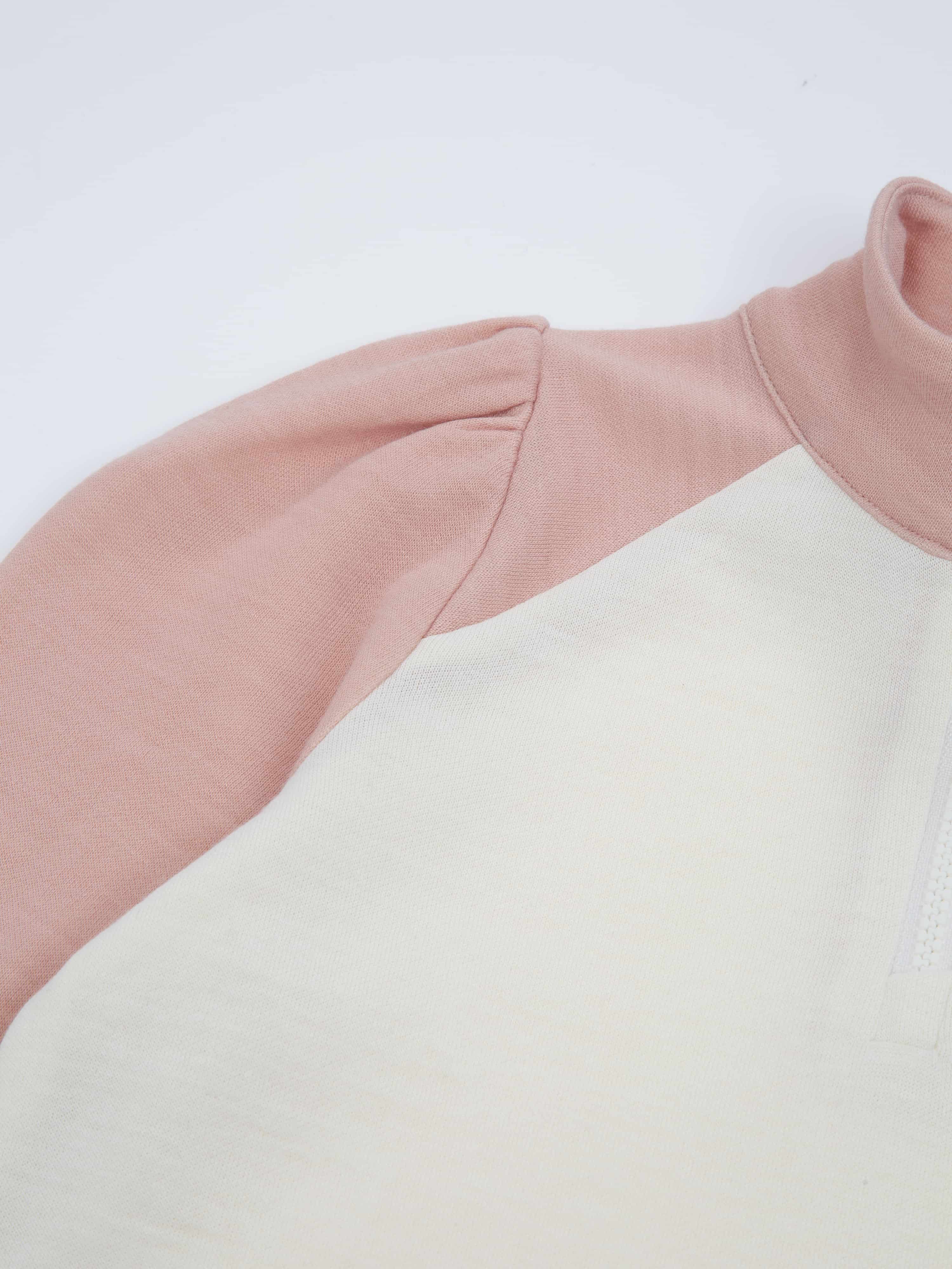 Unstad Half-Zip Ulltrøye Rose Smoke