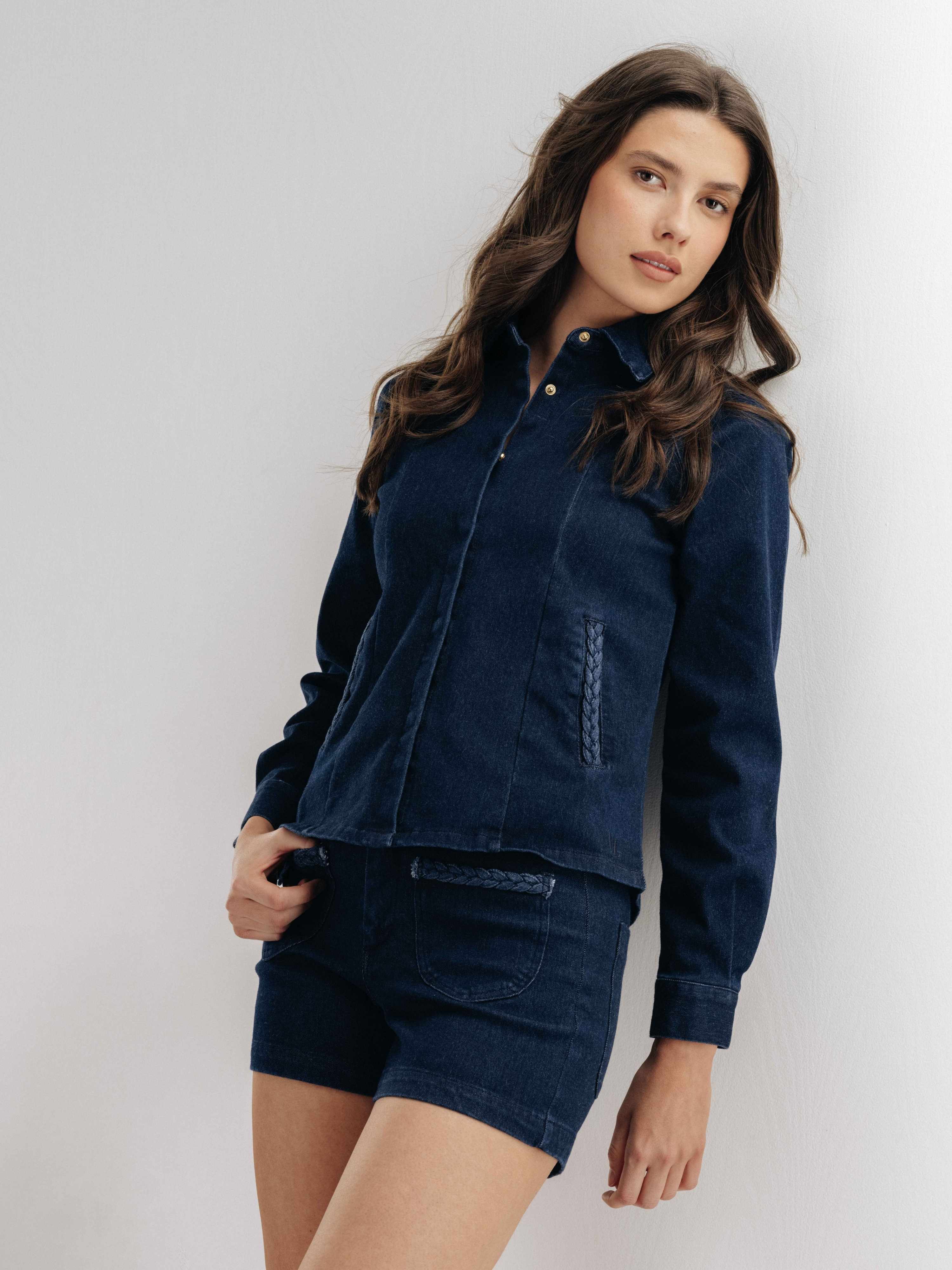 Engelsviken Denim Skjorte Dark Blue