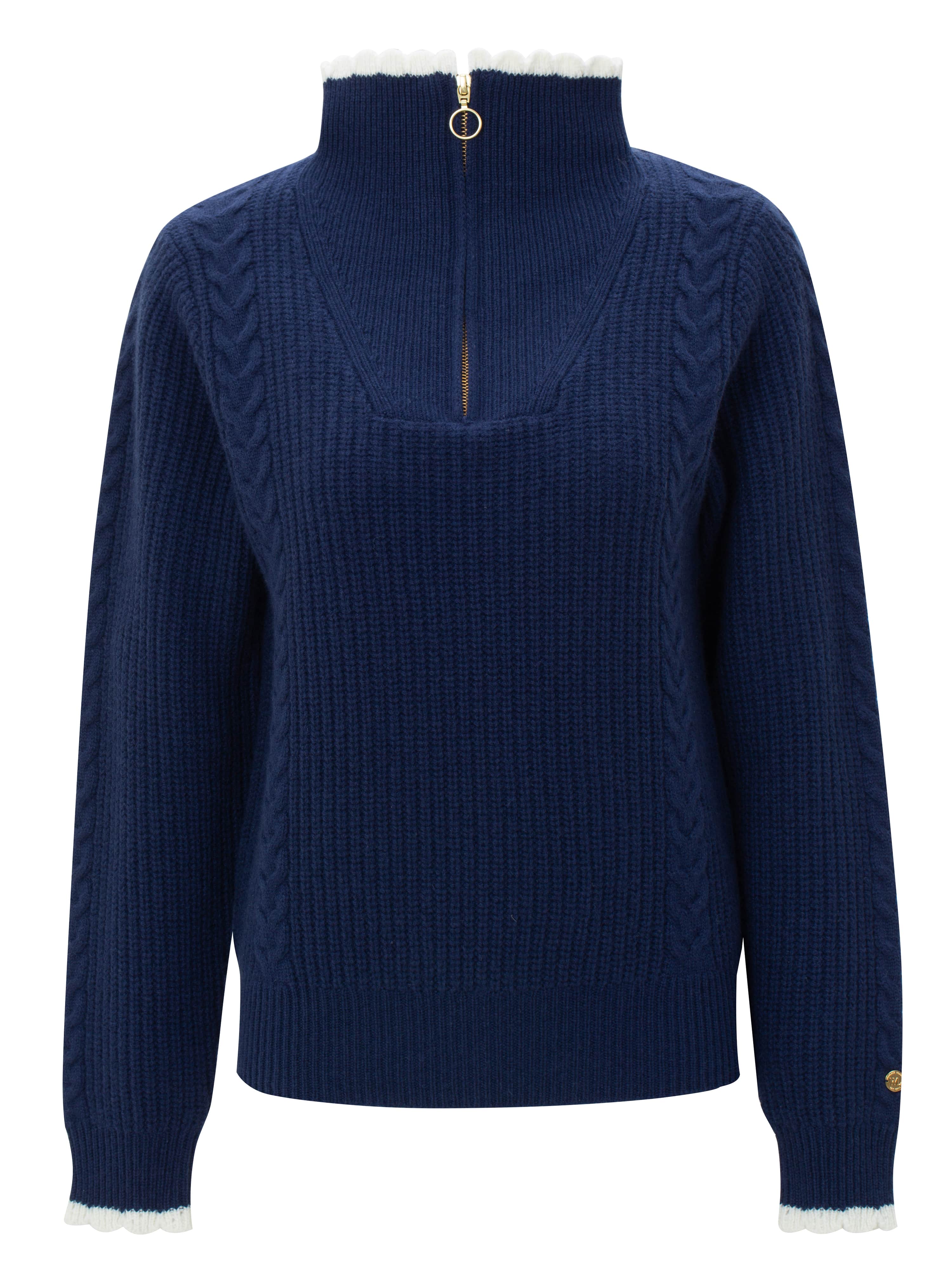 Fonna Strikket Genser Blue Ink