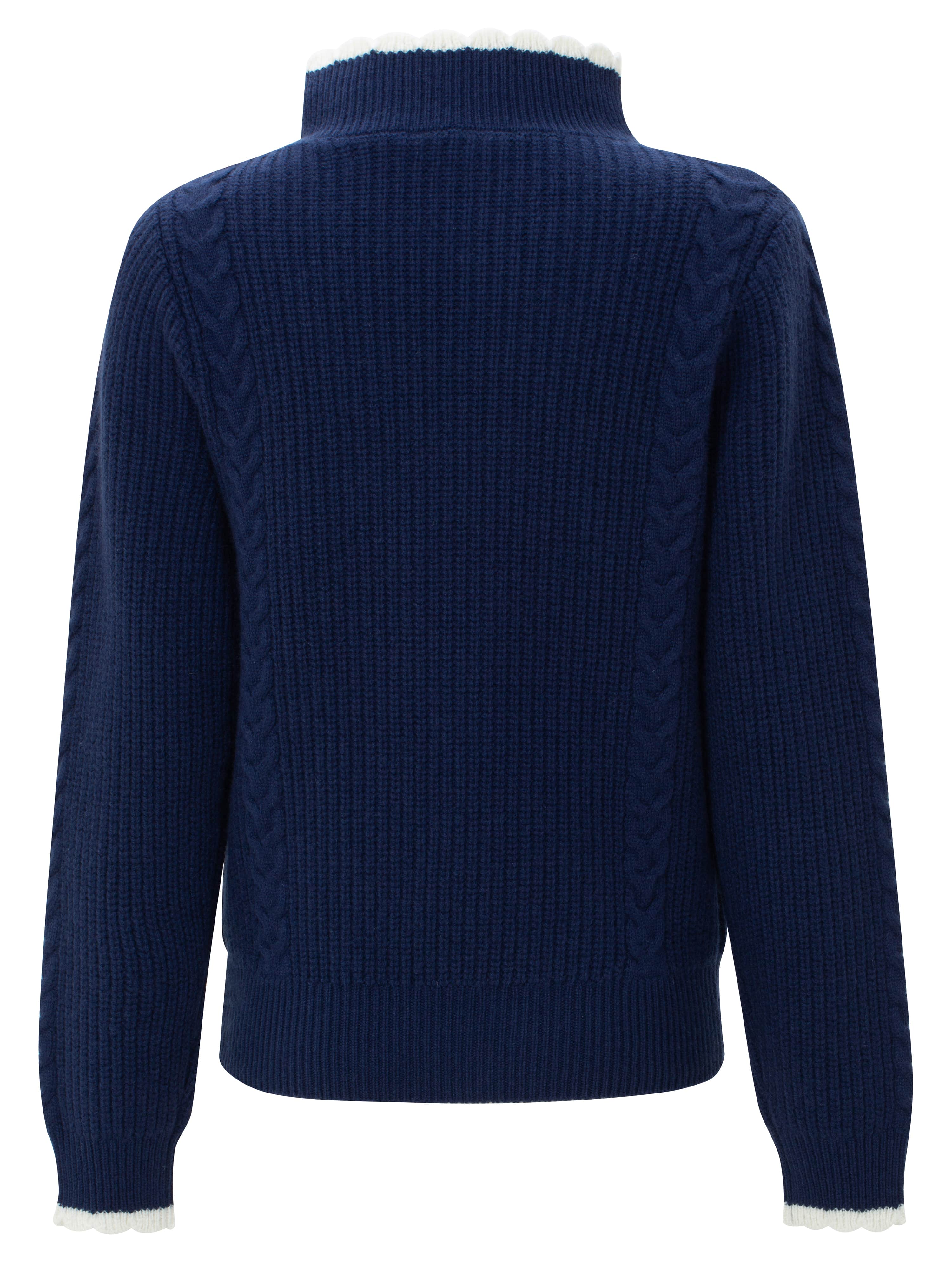 Fonna Strikket Genser Blue Ink