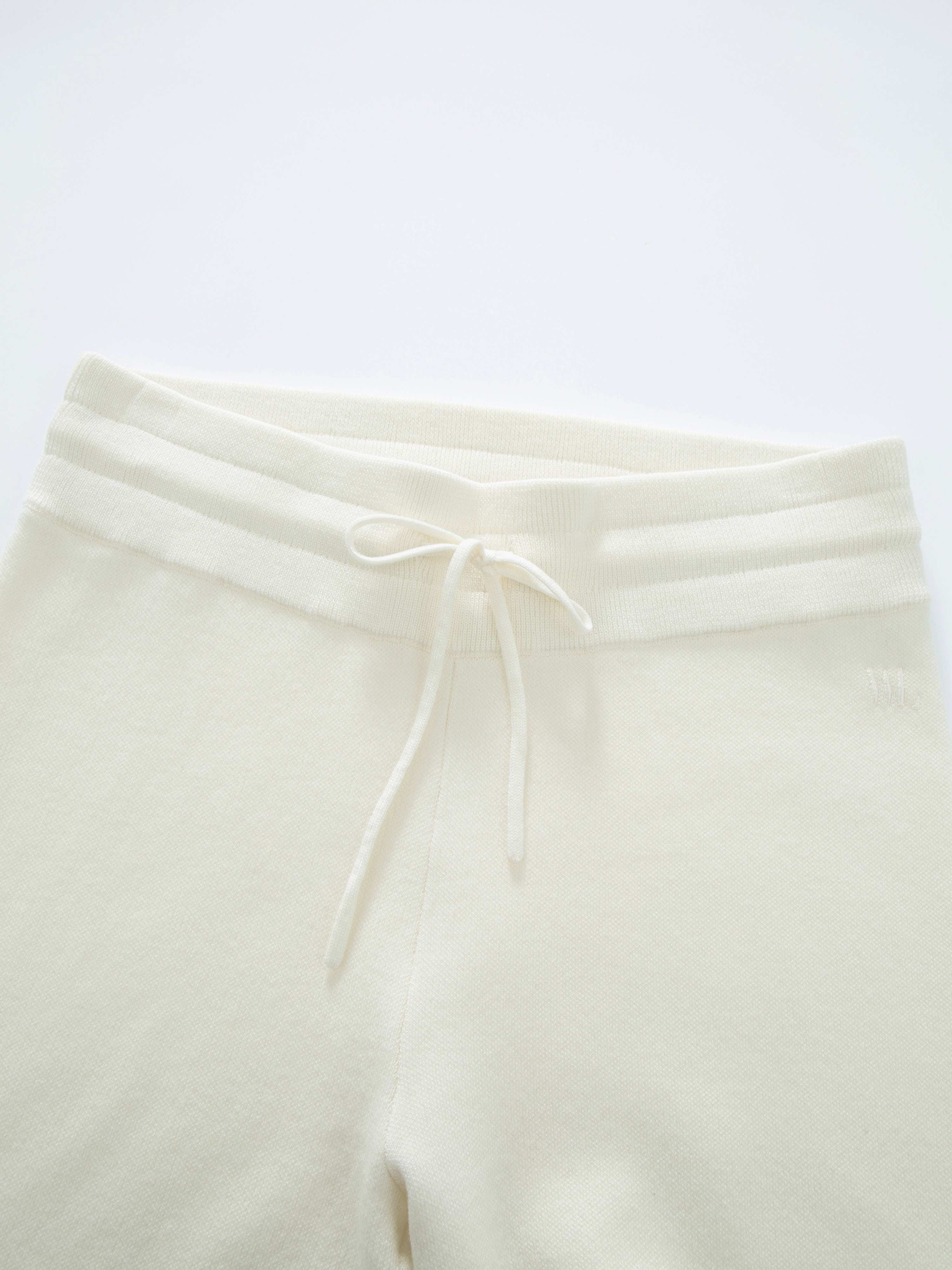 Hemsedal Strikket Ullbukse  White Swan