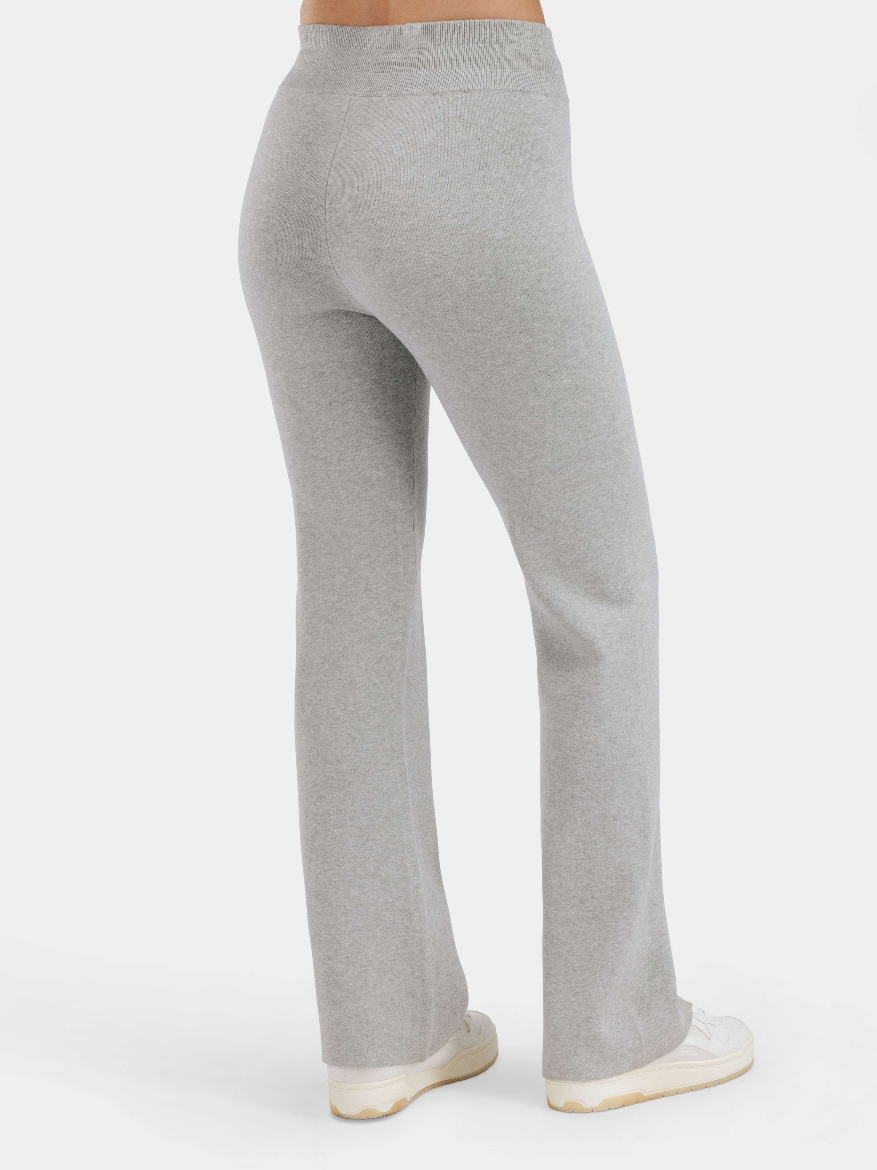 Hemsedal Strikket Ullbukse  Grey Melange