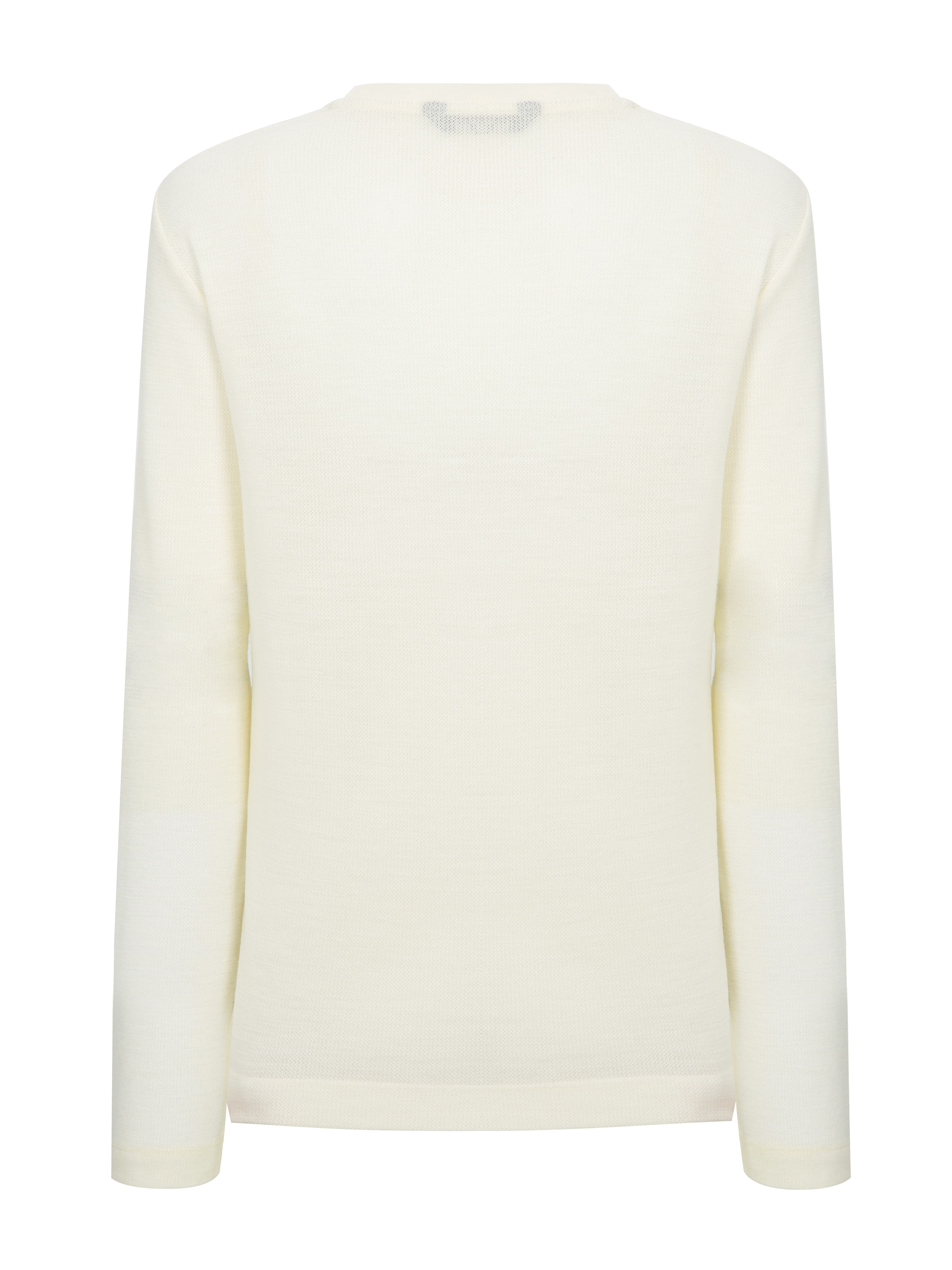 Lågen Merino Ulltrøye Snow White