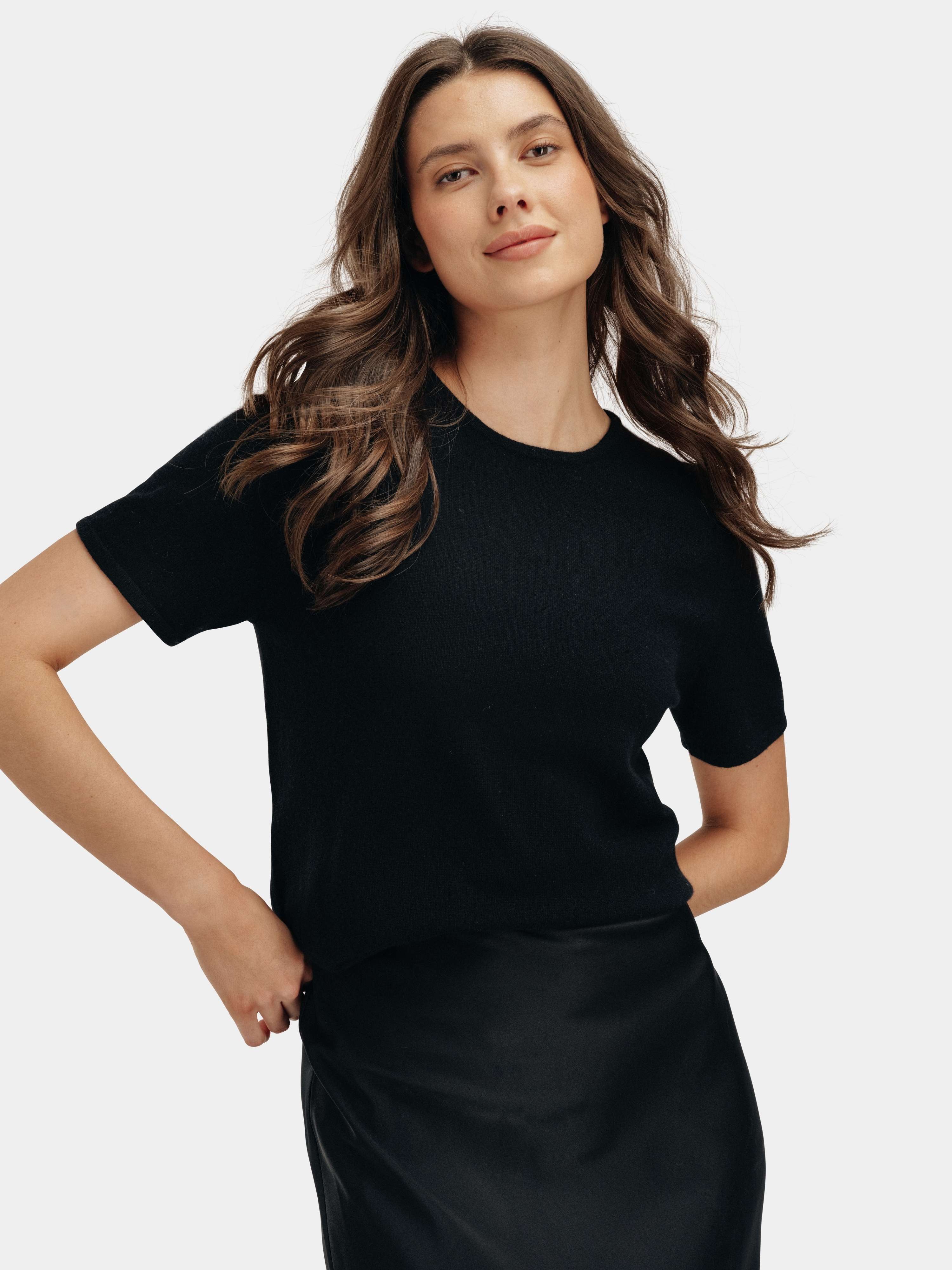 Loftet Kashmir T-skjorte Black