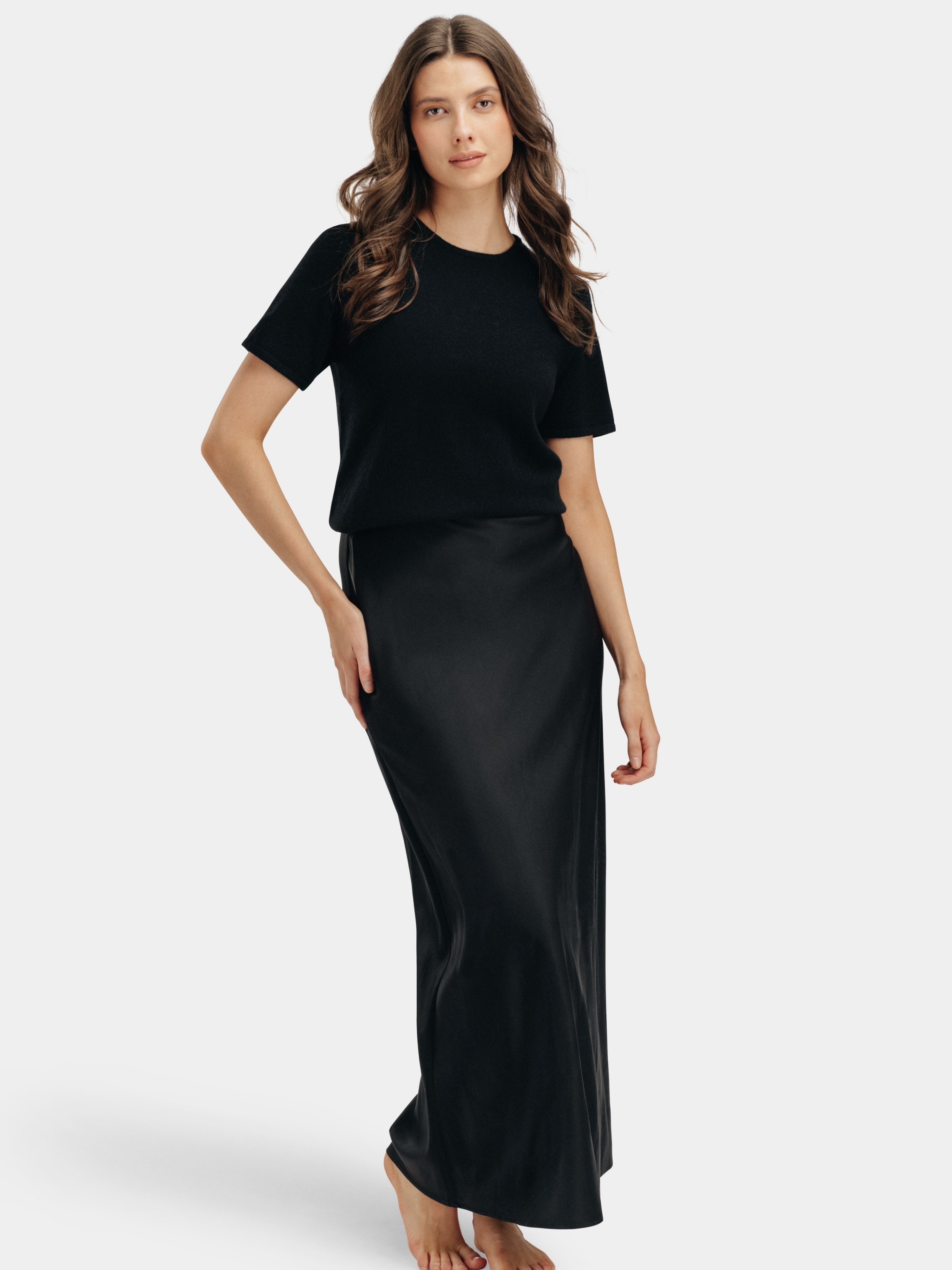 Loftet Kashmir T-skjorte Black