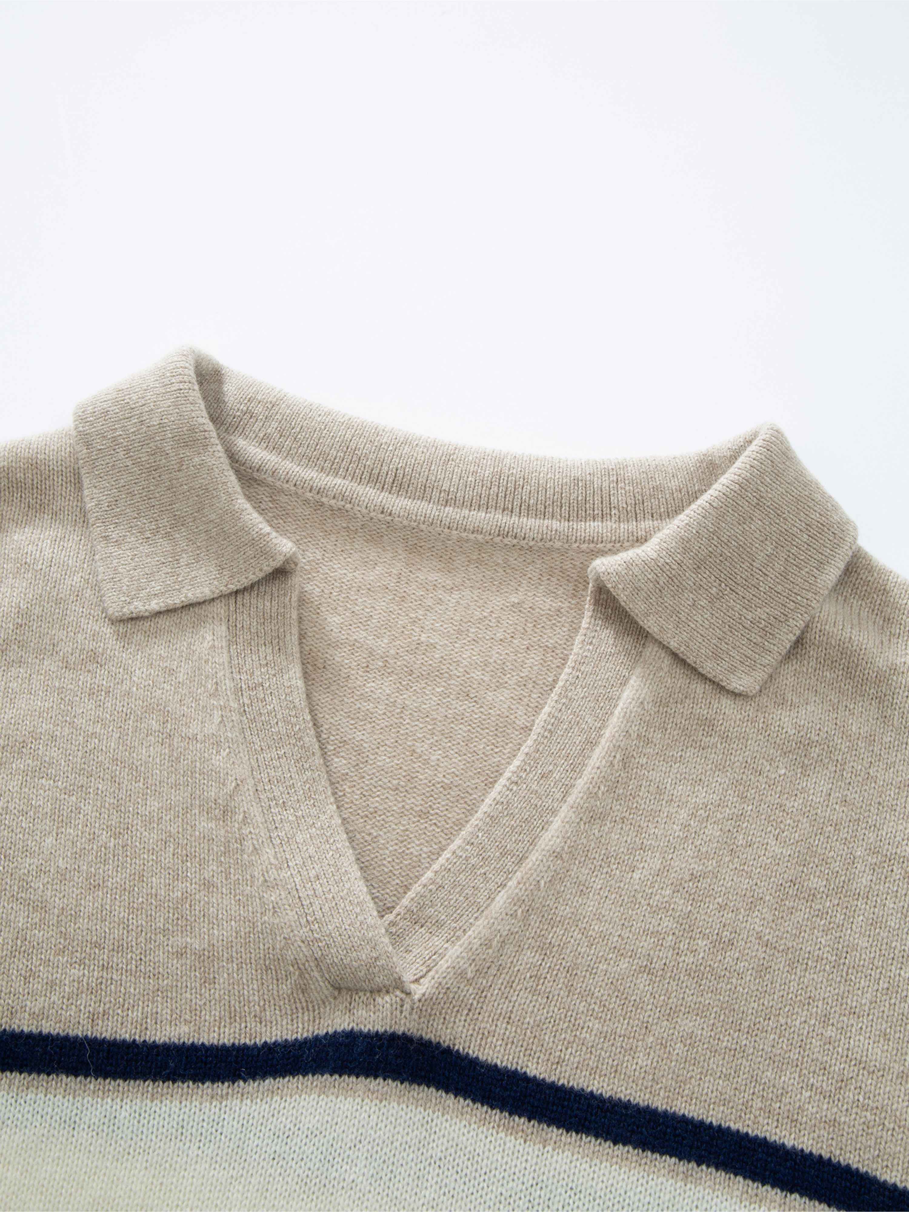 Løvstakken Strikket Genser Beige