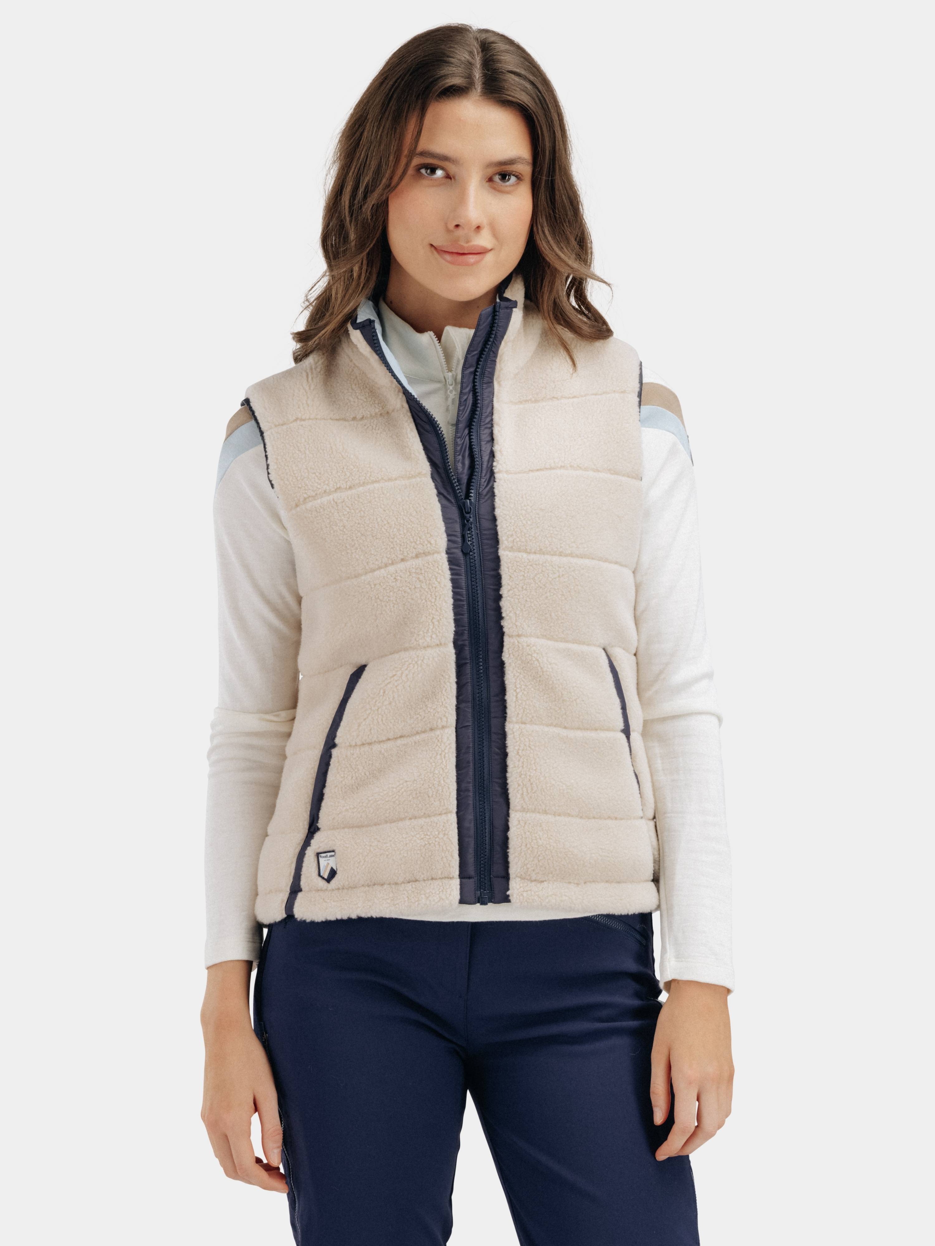 Nusfjord Fleece Vest  Beige