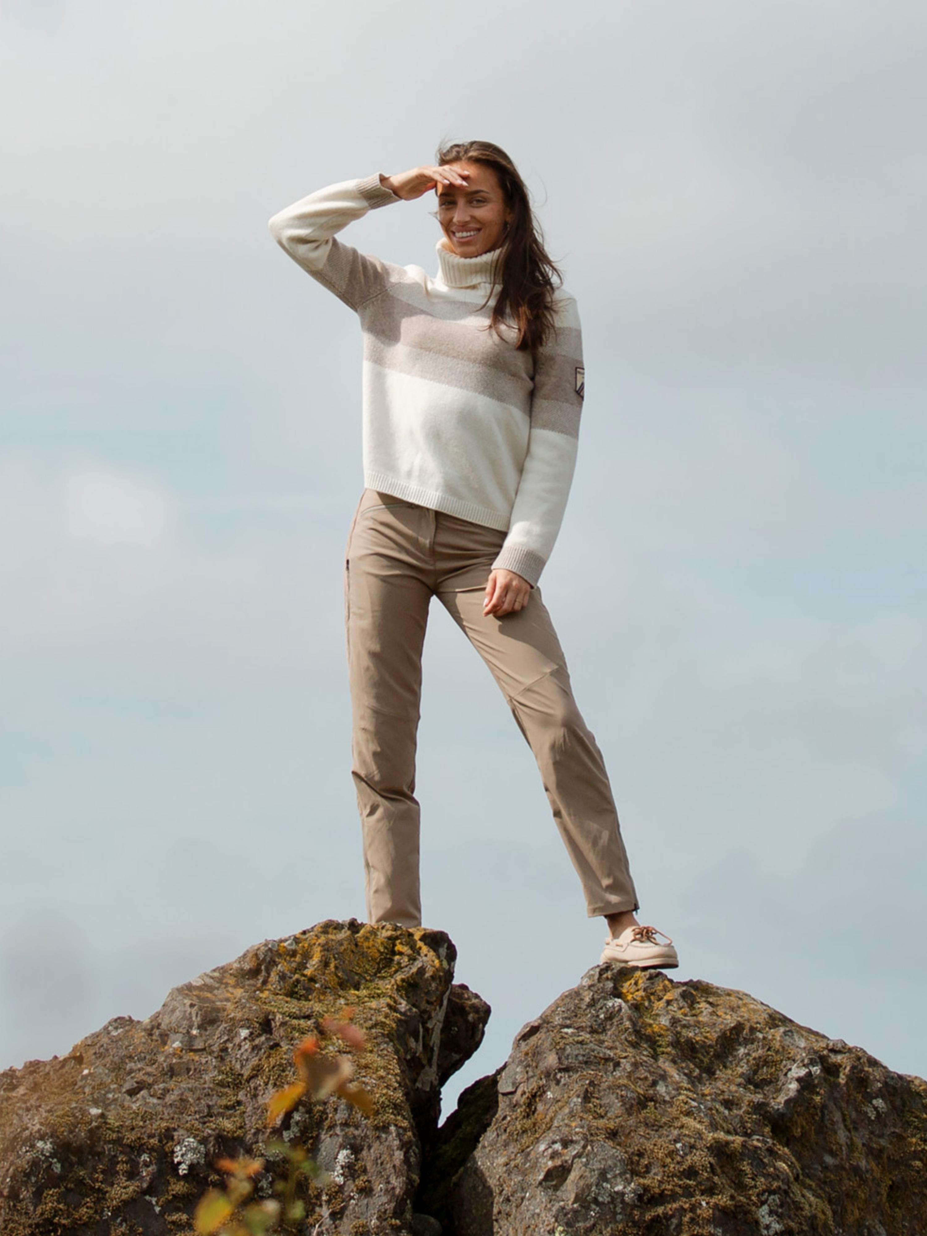 Romsdalshorn Cord Turbukse  Driftwood