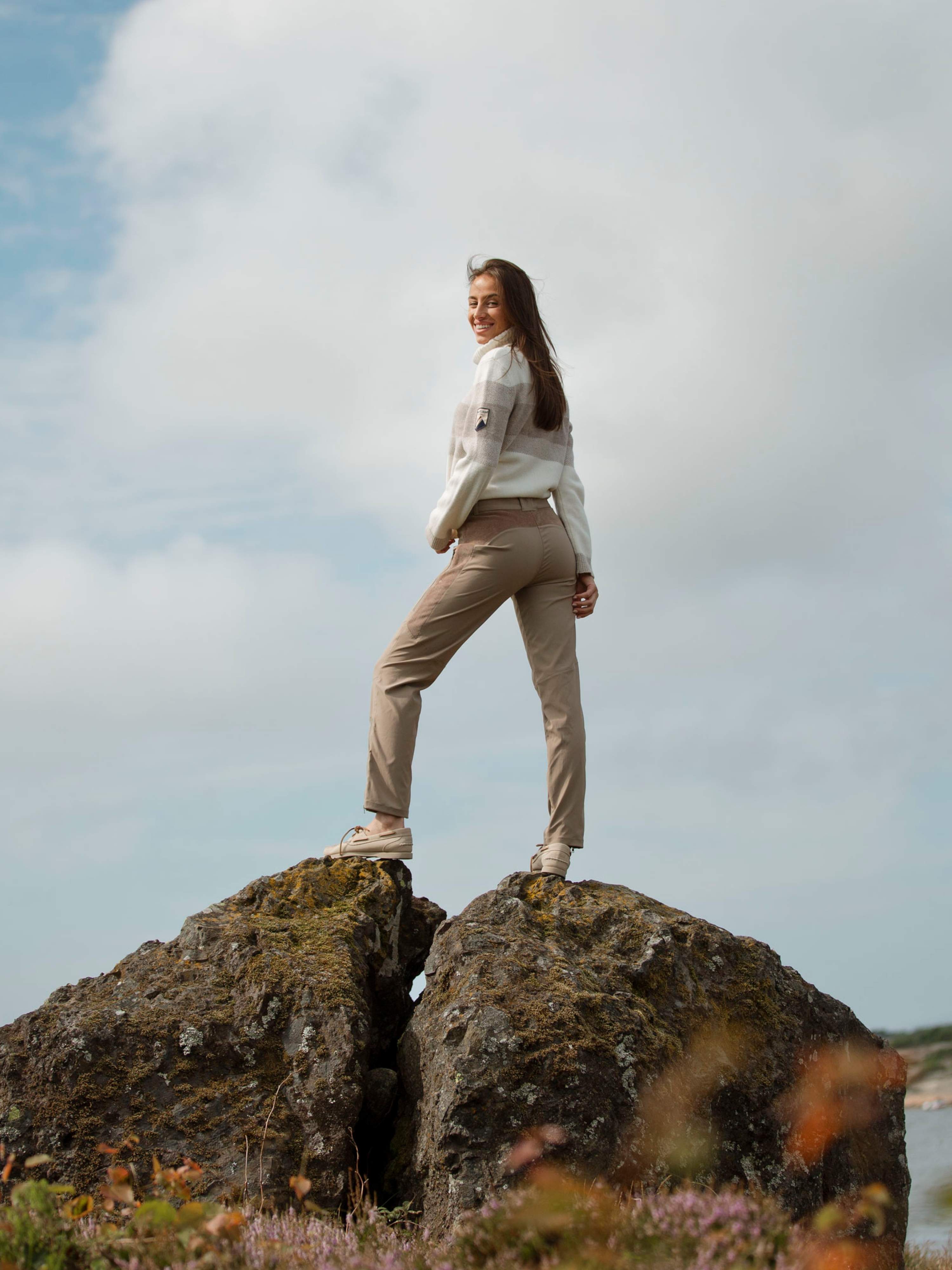 Romsdalshorn Cord Turbukse  Driftwood