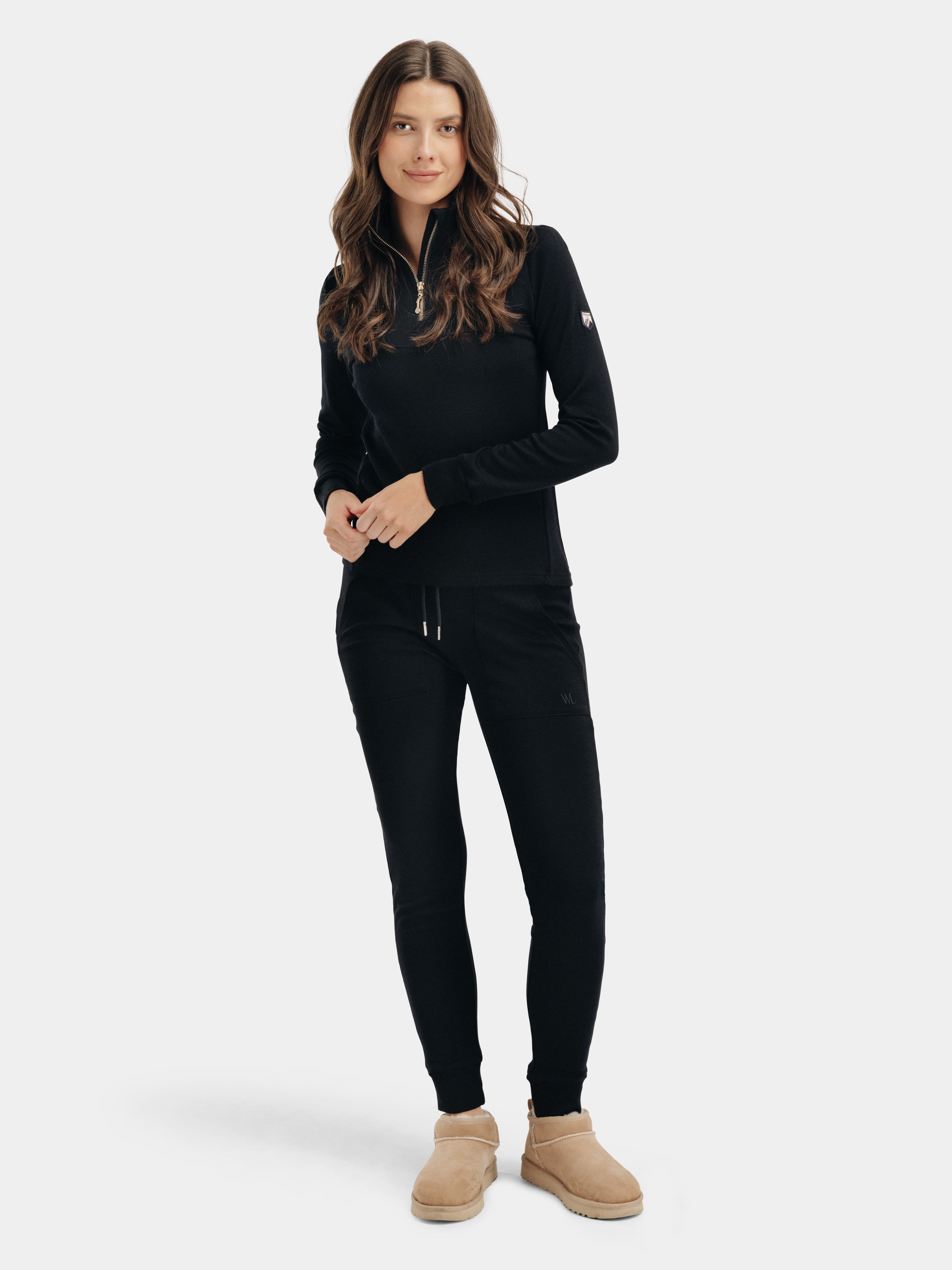 Romsdalshorn Merino Ullbukse  Black