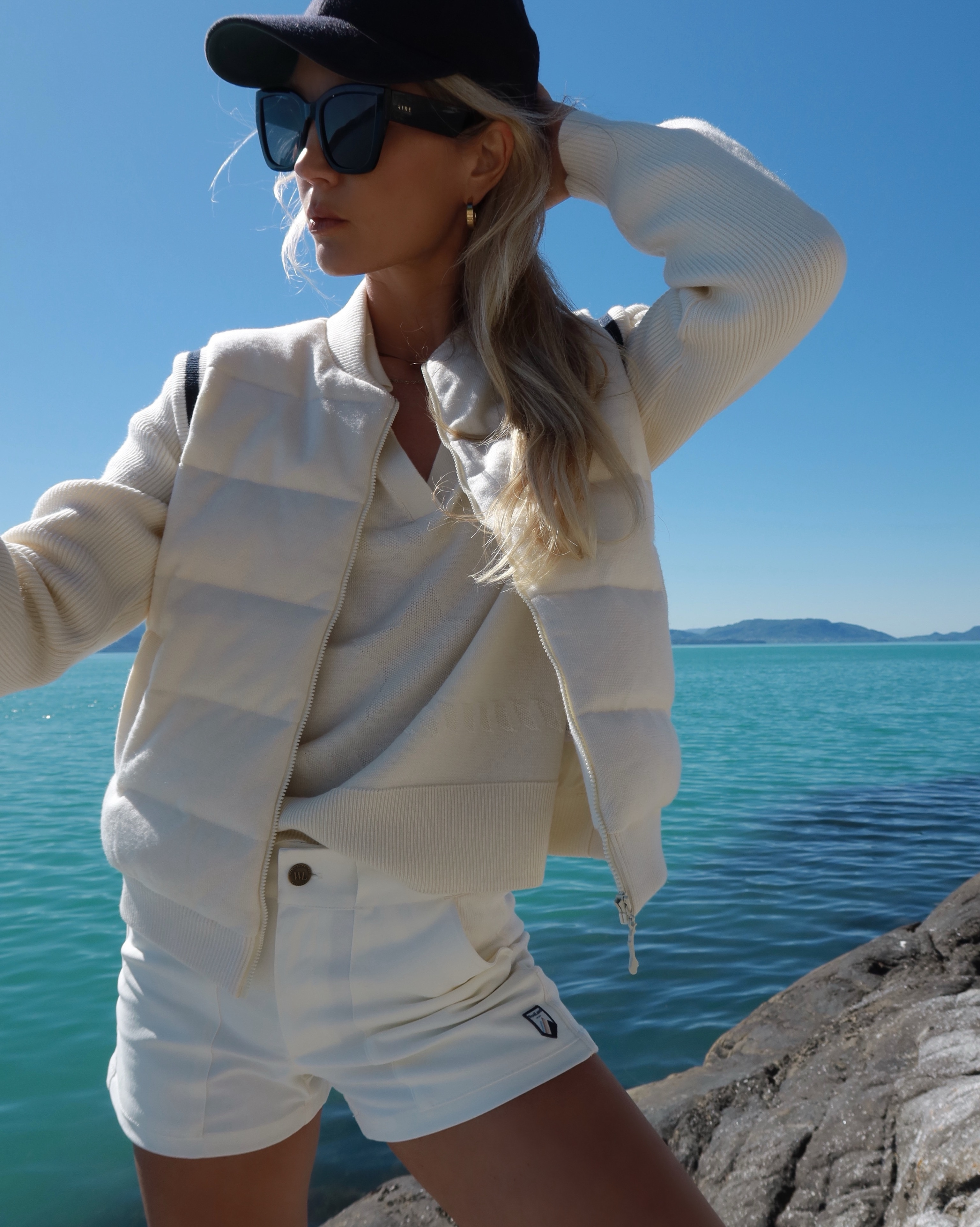 Sandviksfjellet Strikket Dunjakke Snow White