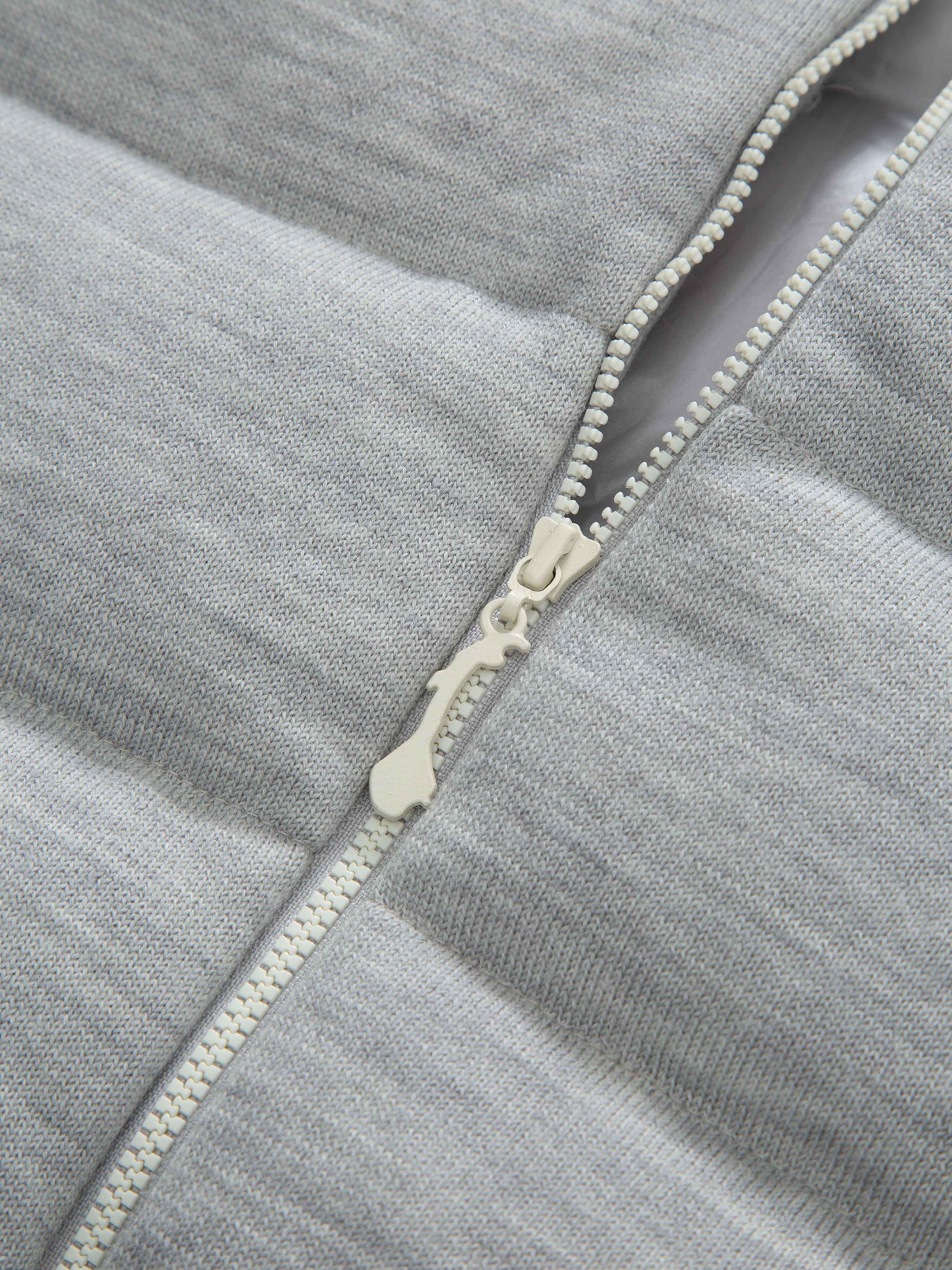 Sandviksfjellet Strikket Dunjakke Grey Melange