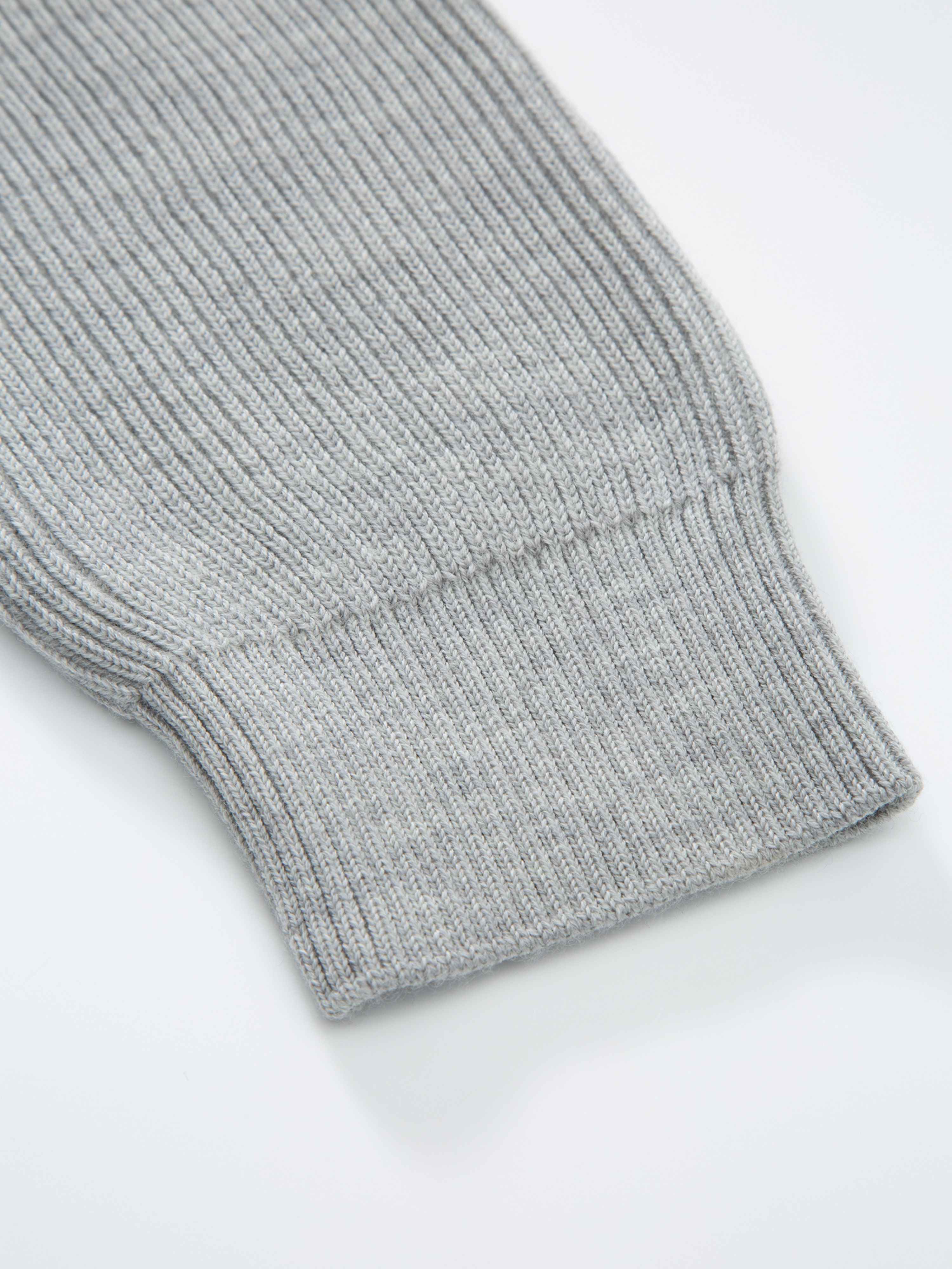 Sandviksfjellet Strikket Dunjakke Grey Melange