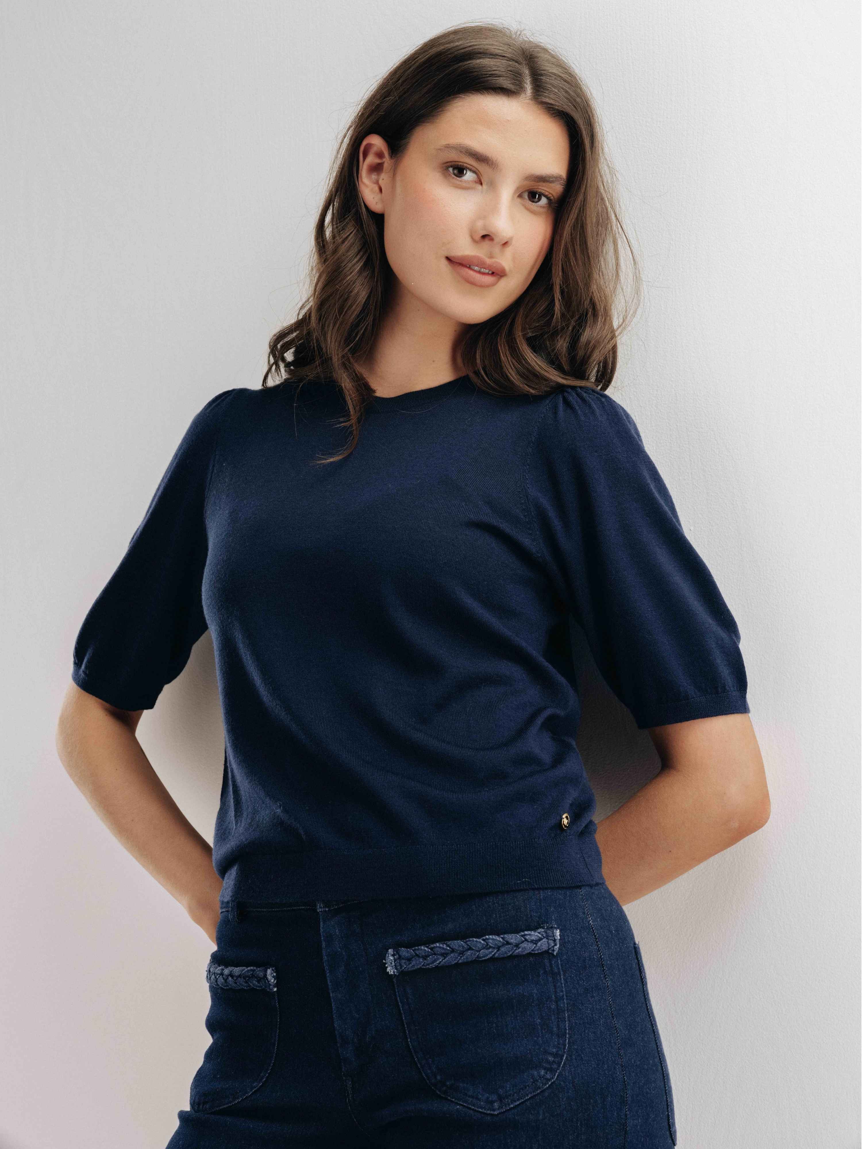 Skorve Ulltopp Blue Ink