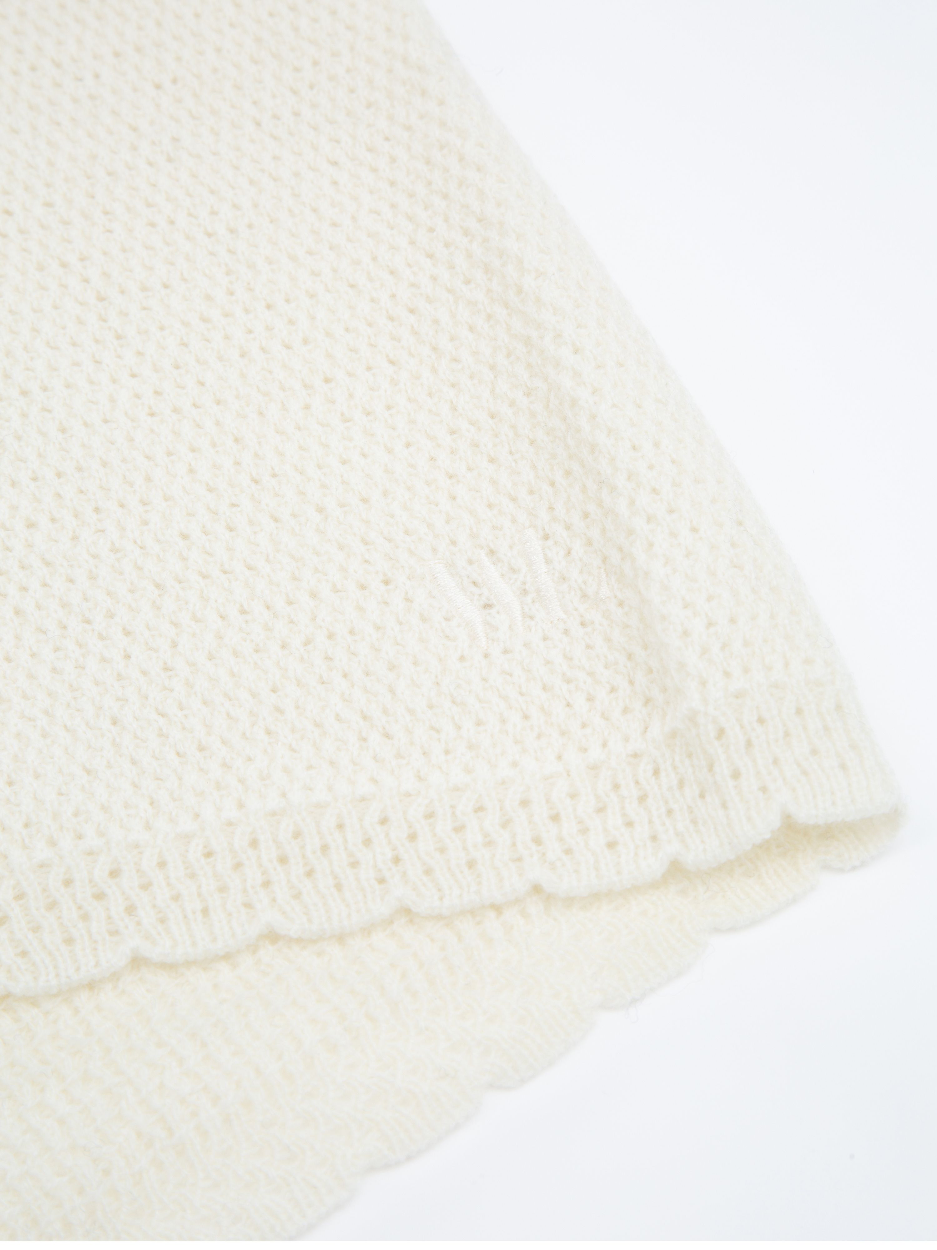 Skudeneshavn Strikket Shorts Snow White