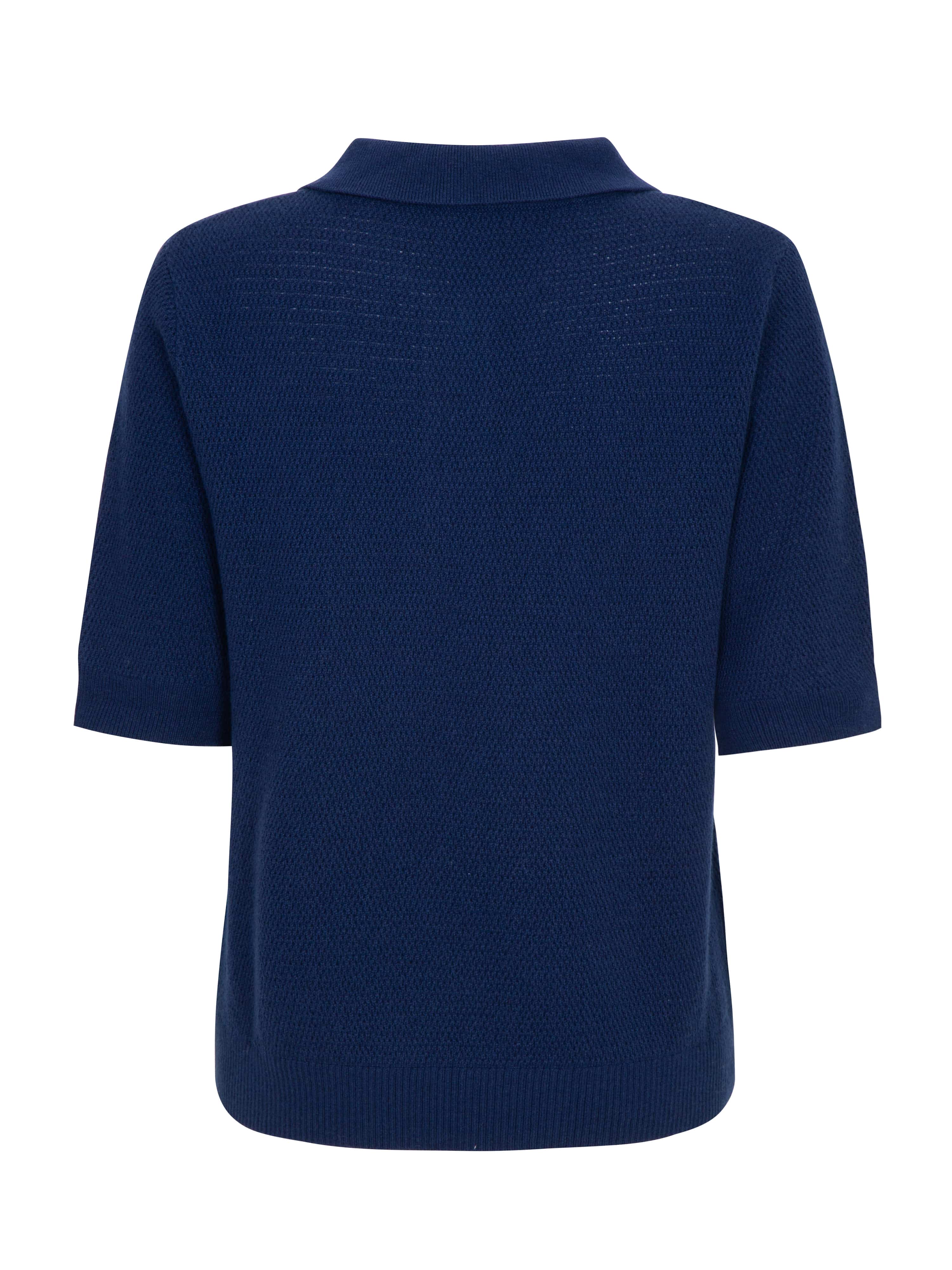 Skudeneshavn Strikket Topp Blue Ink