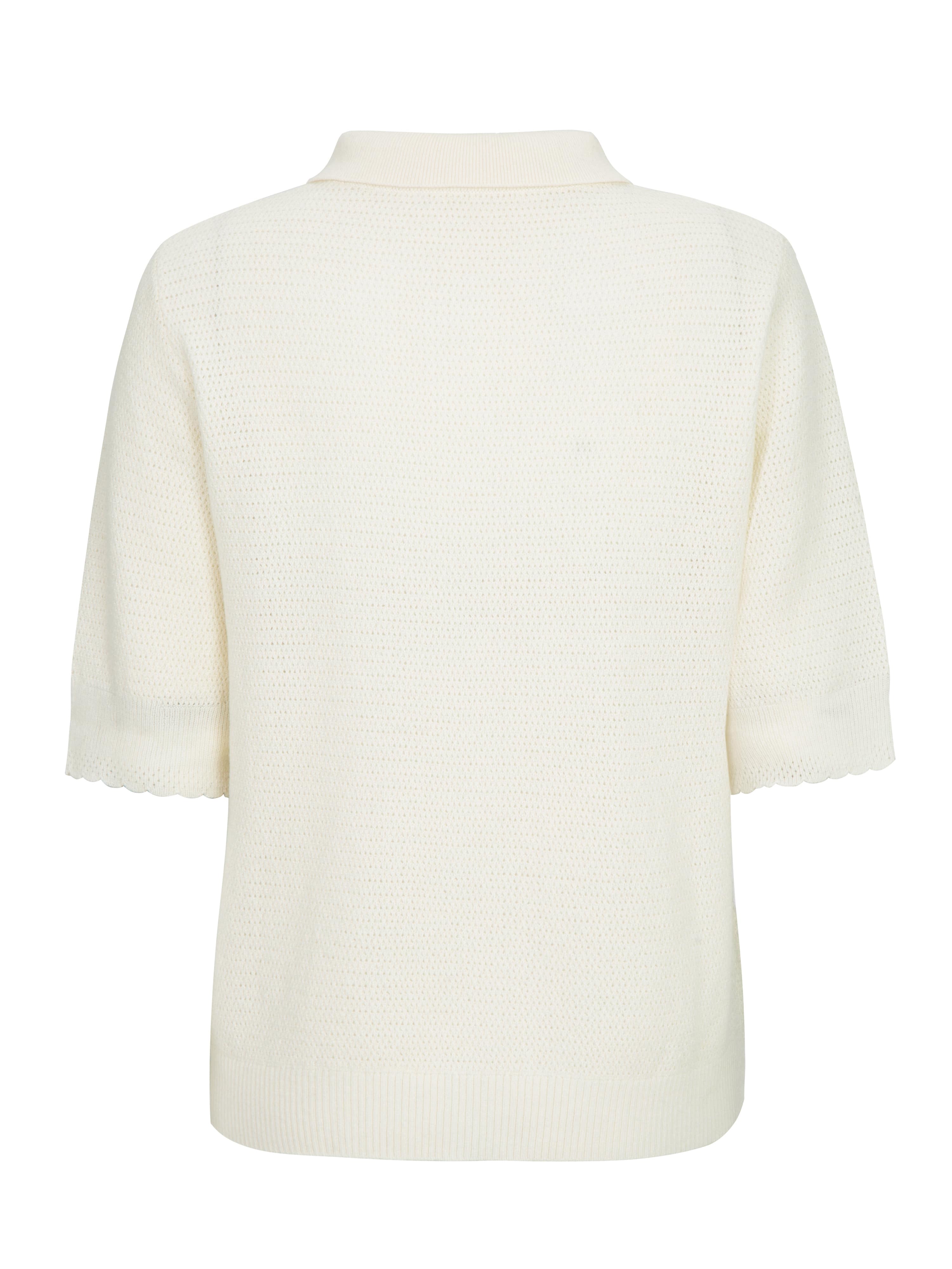 Skudeneshavn Strikket Topp Snow White