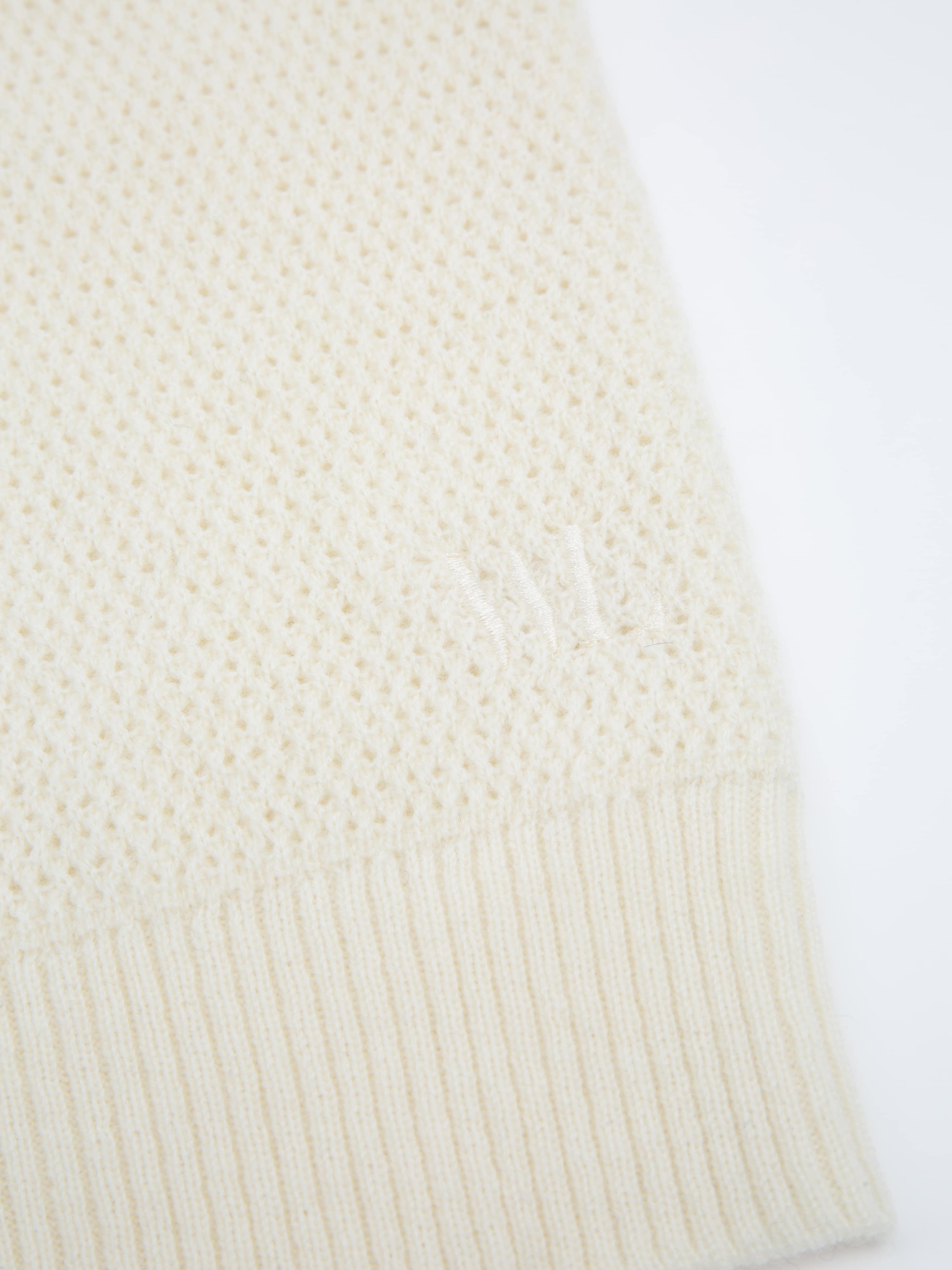 Skudeneshavn Strikket Topp Snow White