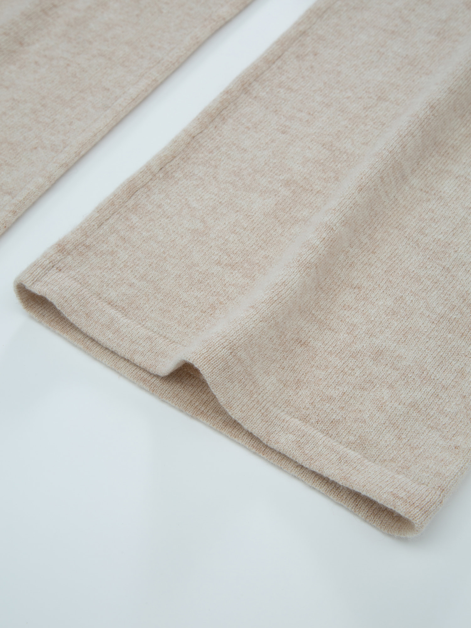 Stortoppen Kashmirbukse - Regular Light Sand Melange