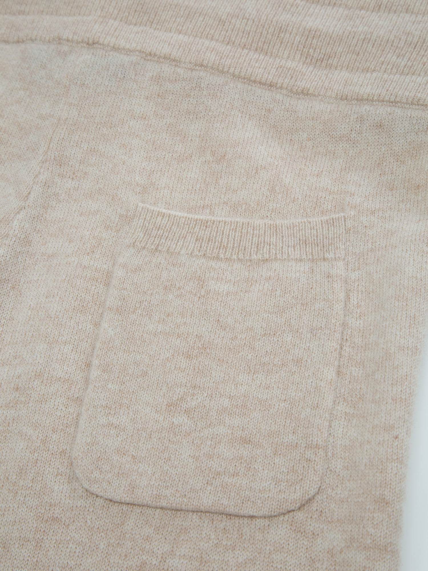 Stortoppen Kashmirbukse - Regular Light Sand Melange