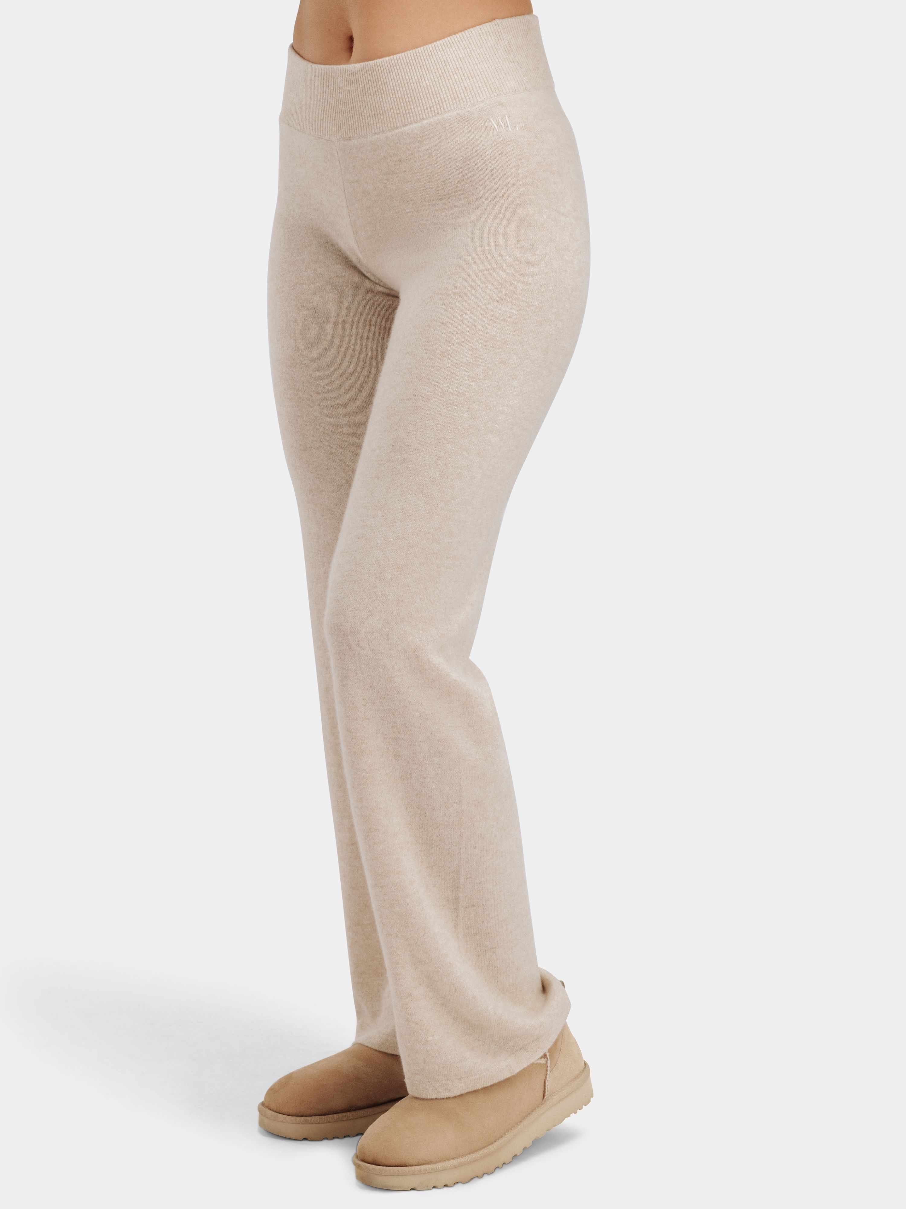 Stortoppen Kashmirbukse - Regular Light Sand Melange