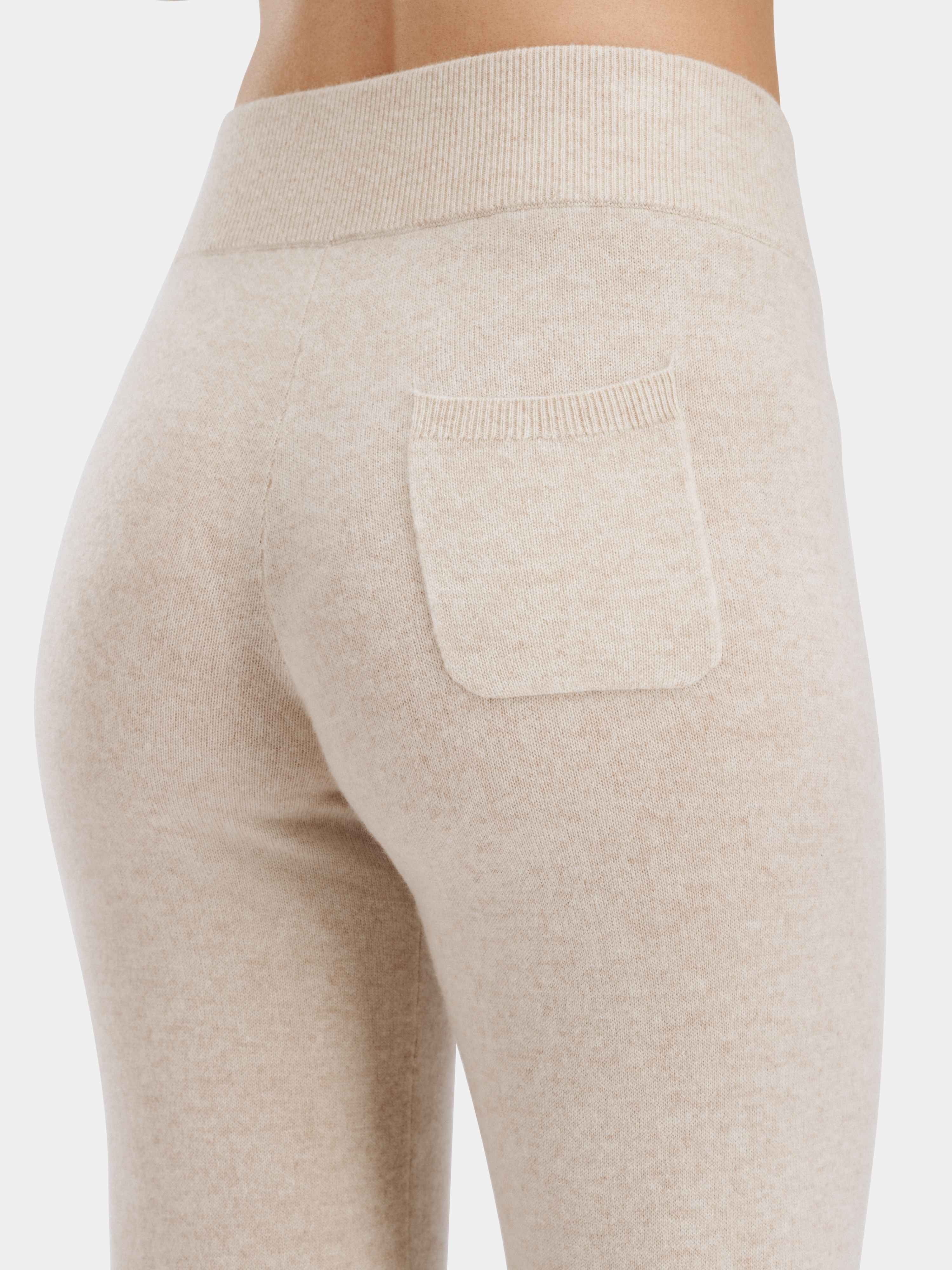 Stortoppen Kashmirbukse - Regular Light Sand Melange