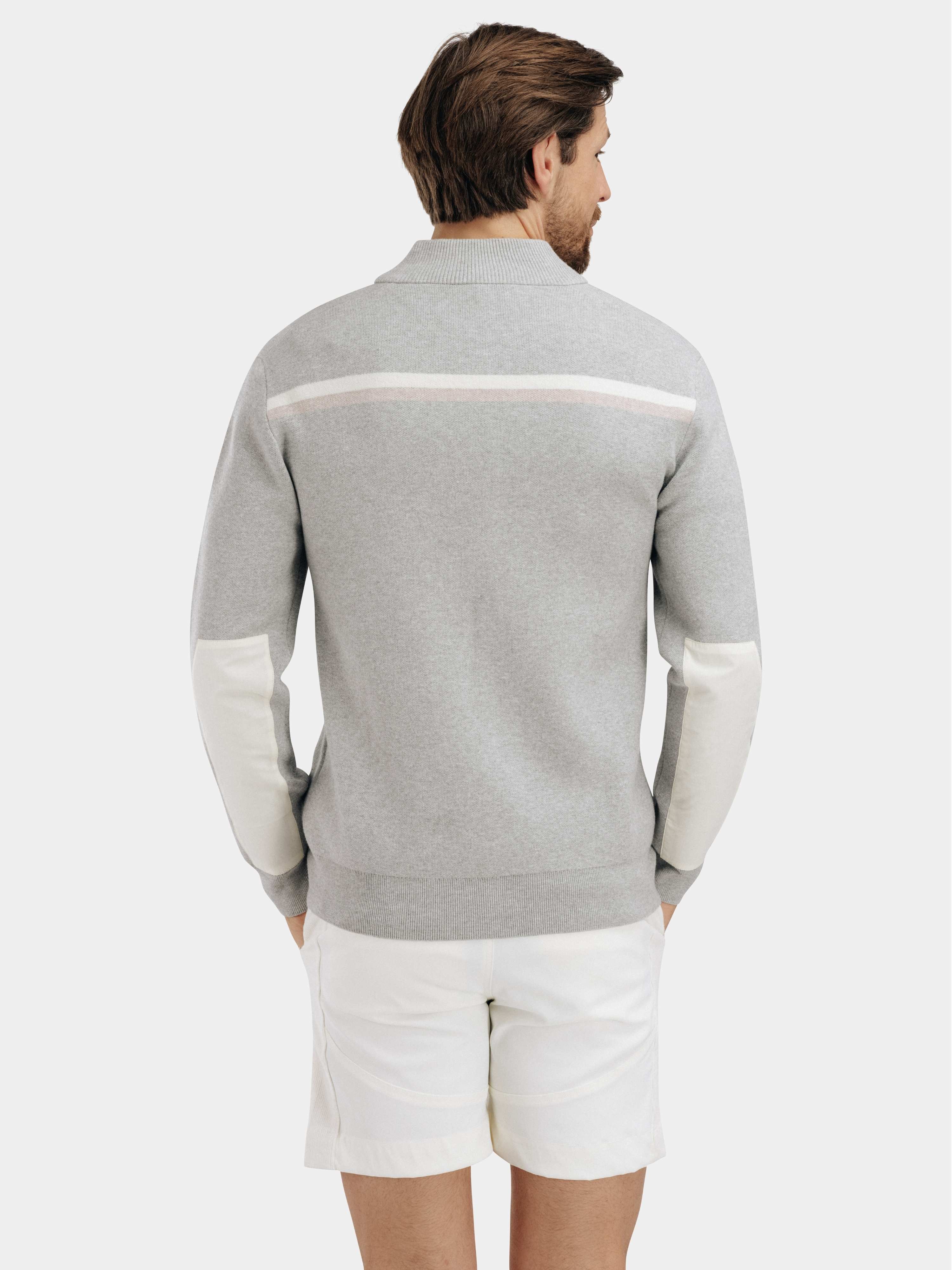 Hemsedal Strikket Jakke Light Grey Melange