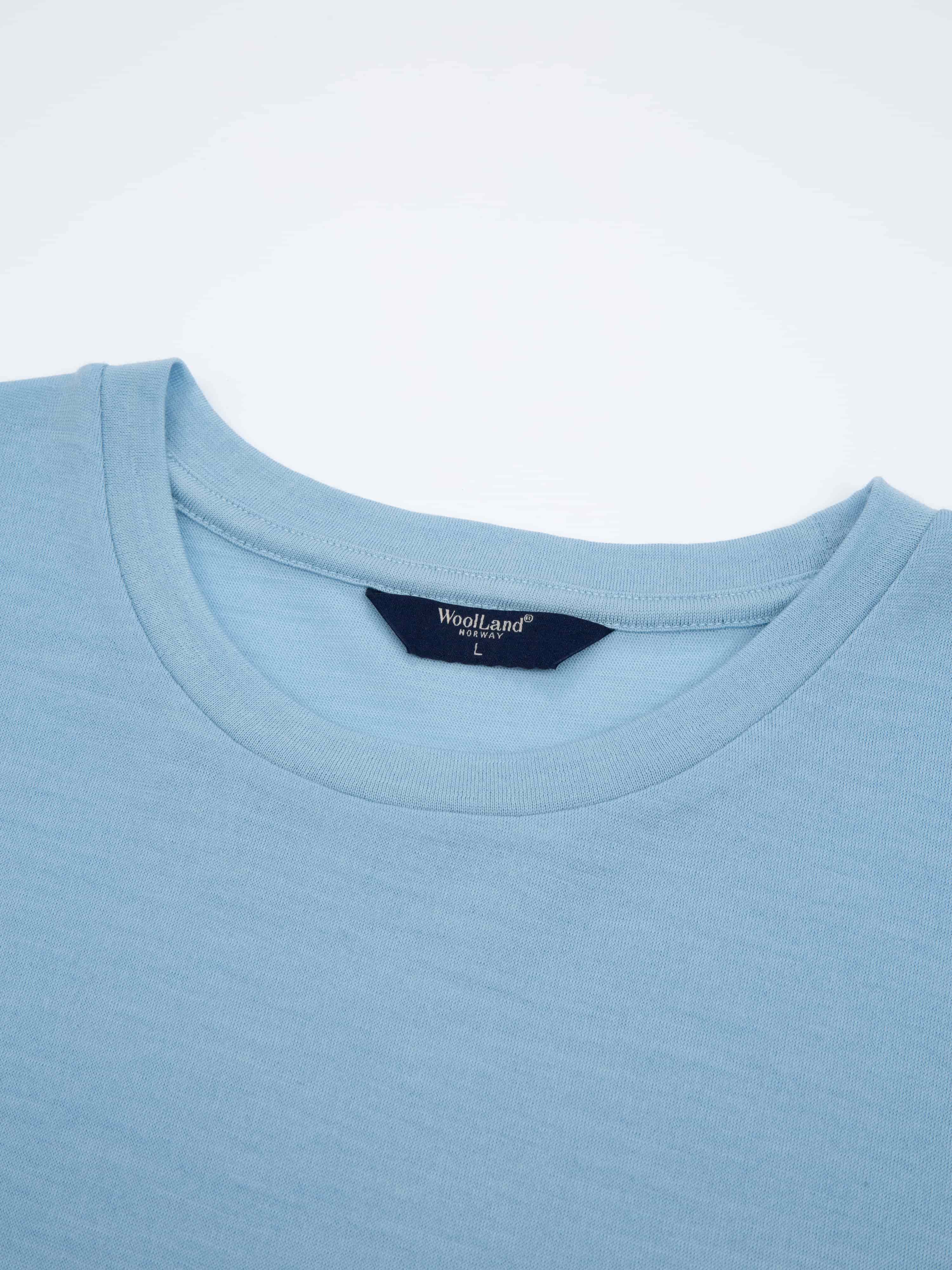 Kvina Merino T-skjorte Light Sky