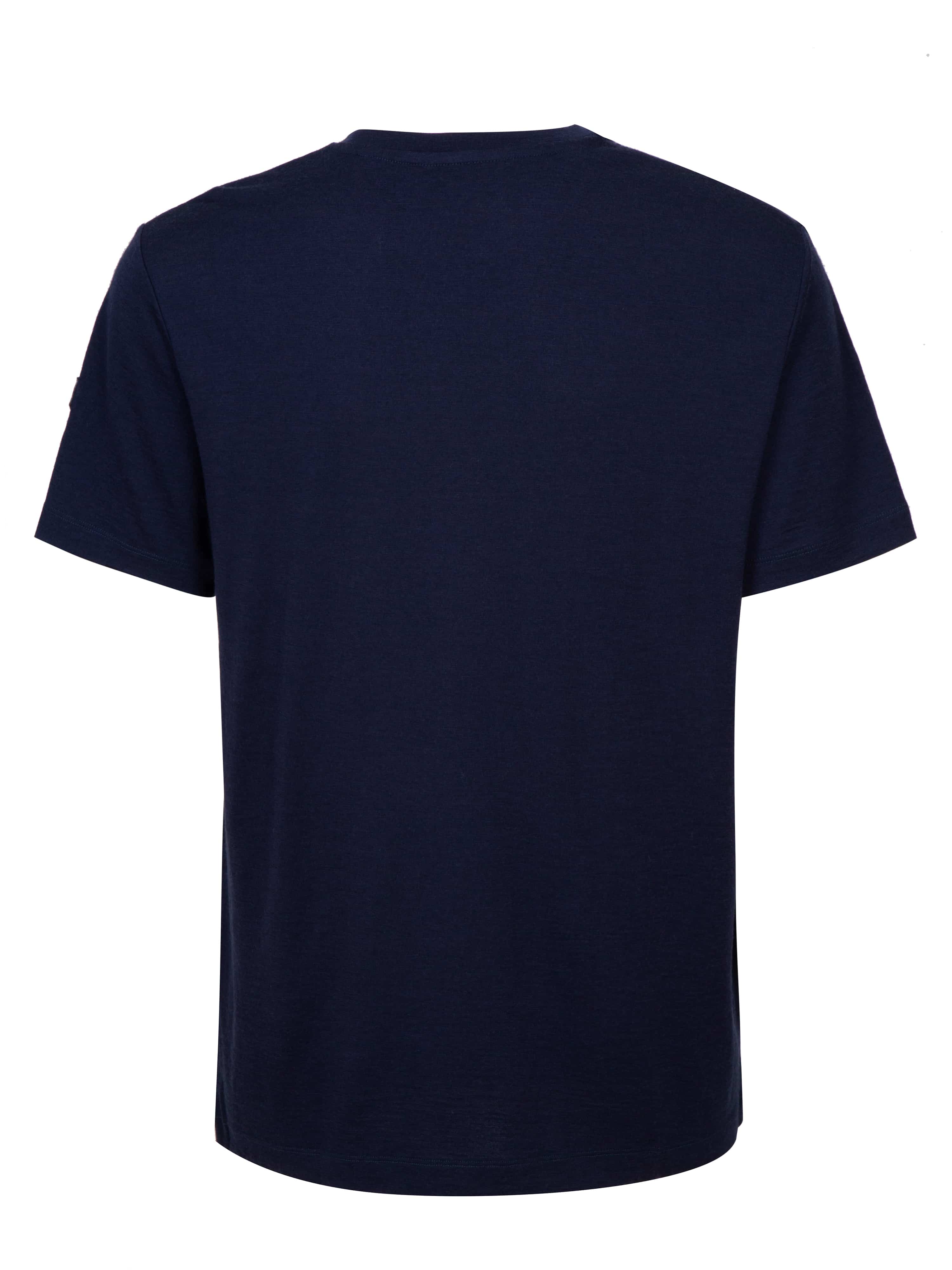 Kvina Merino T-skjorte Blue Ink