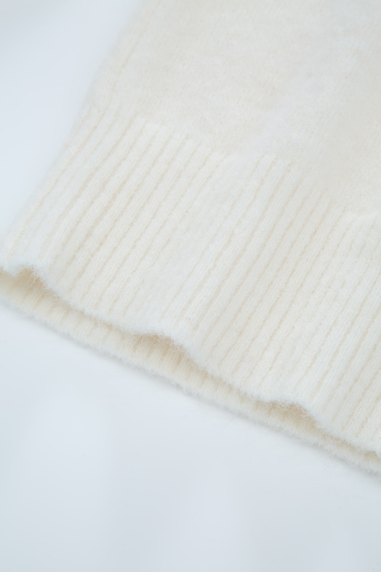 Loen Alpakka Strikkegenser Snow White