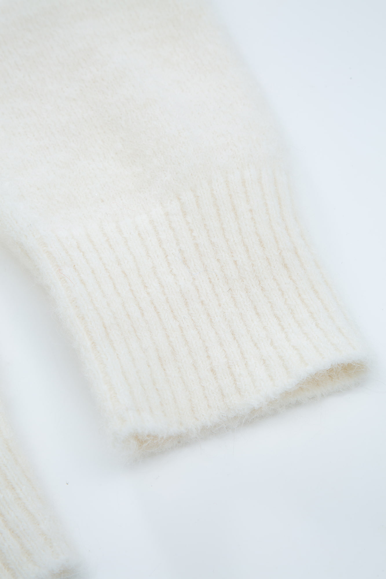 Loen Alpakka Strikkegenser Snow White