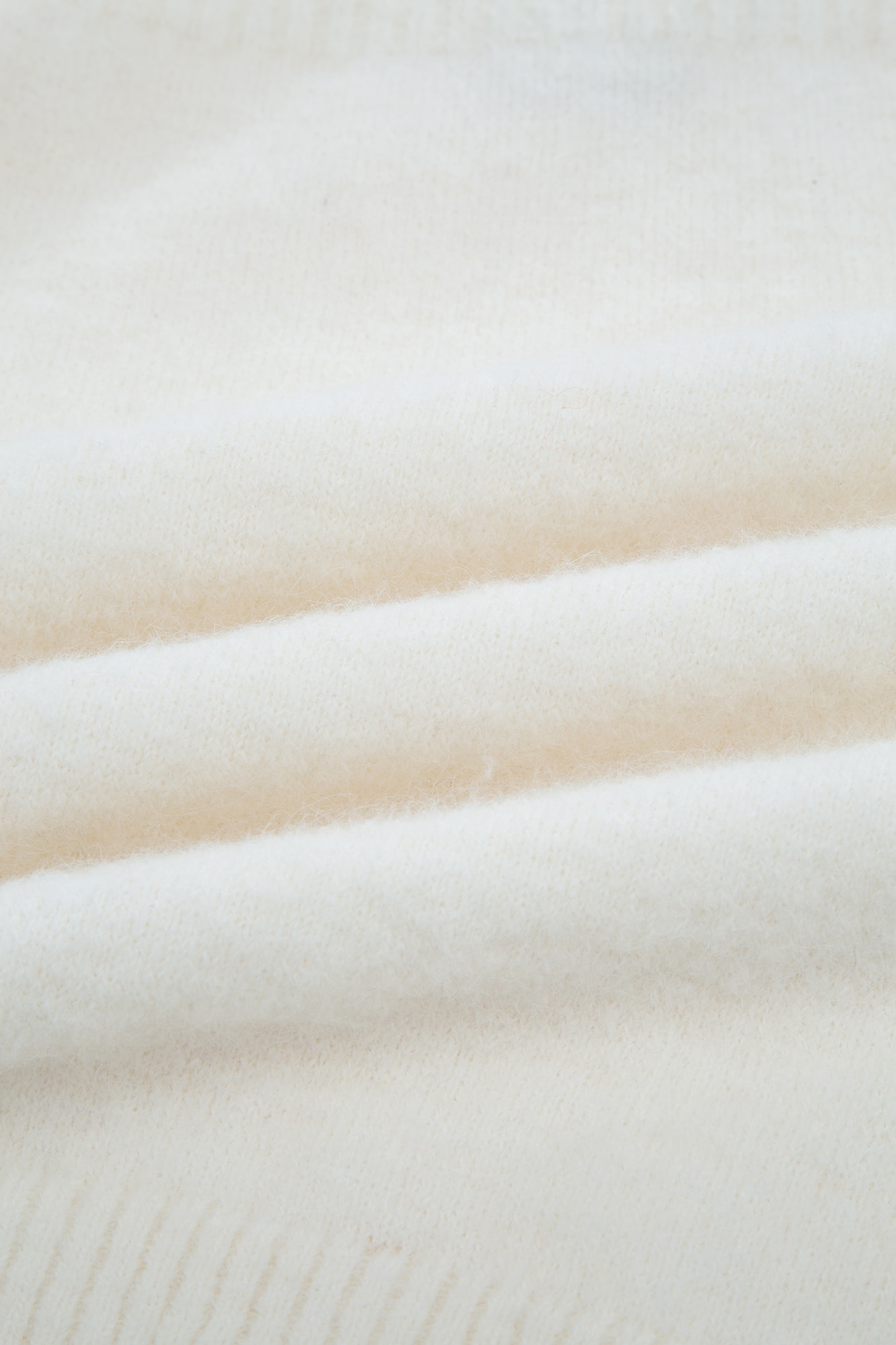 Loen Alpakka Strikkegenser Snow White