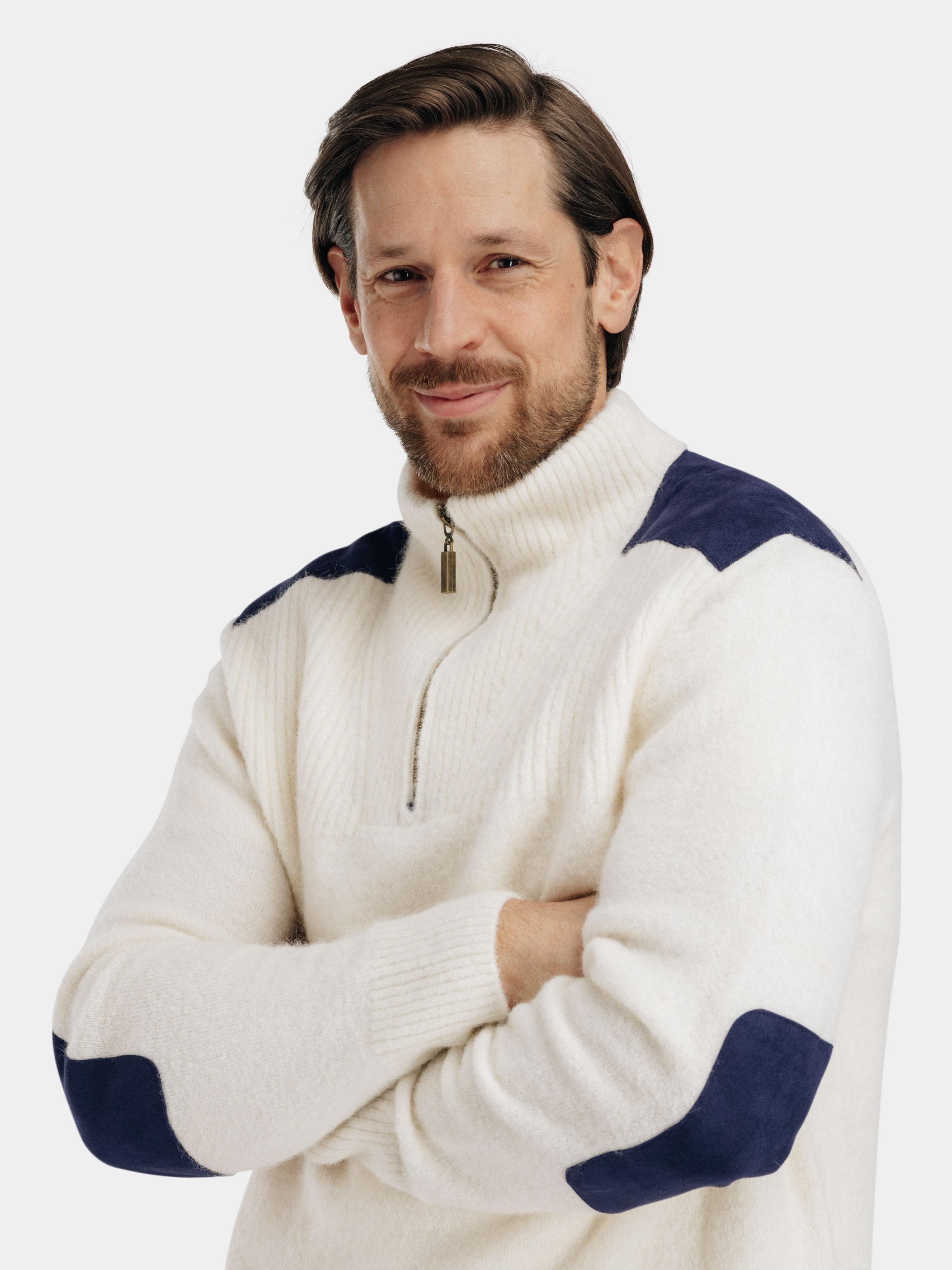 Loen Alpakka Strikkegenser Snow White